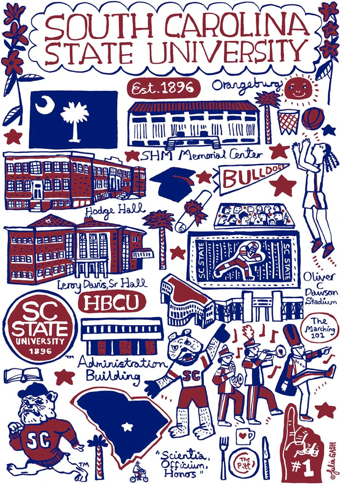 South Carolina State by Julia Gash