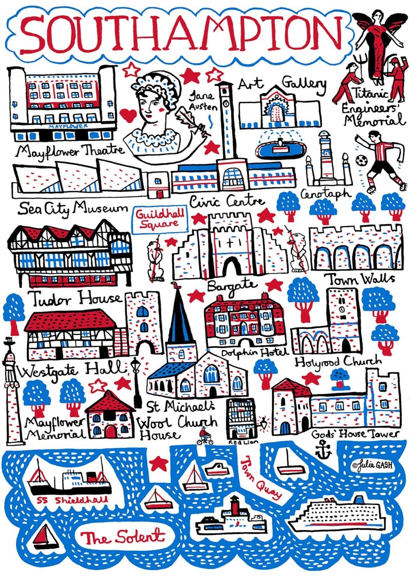 Greeting Card by Julia Gash