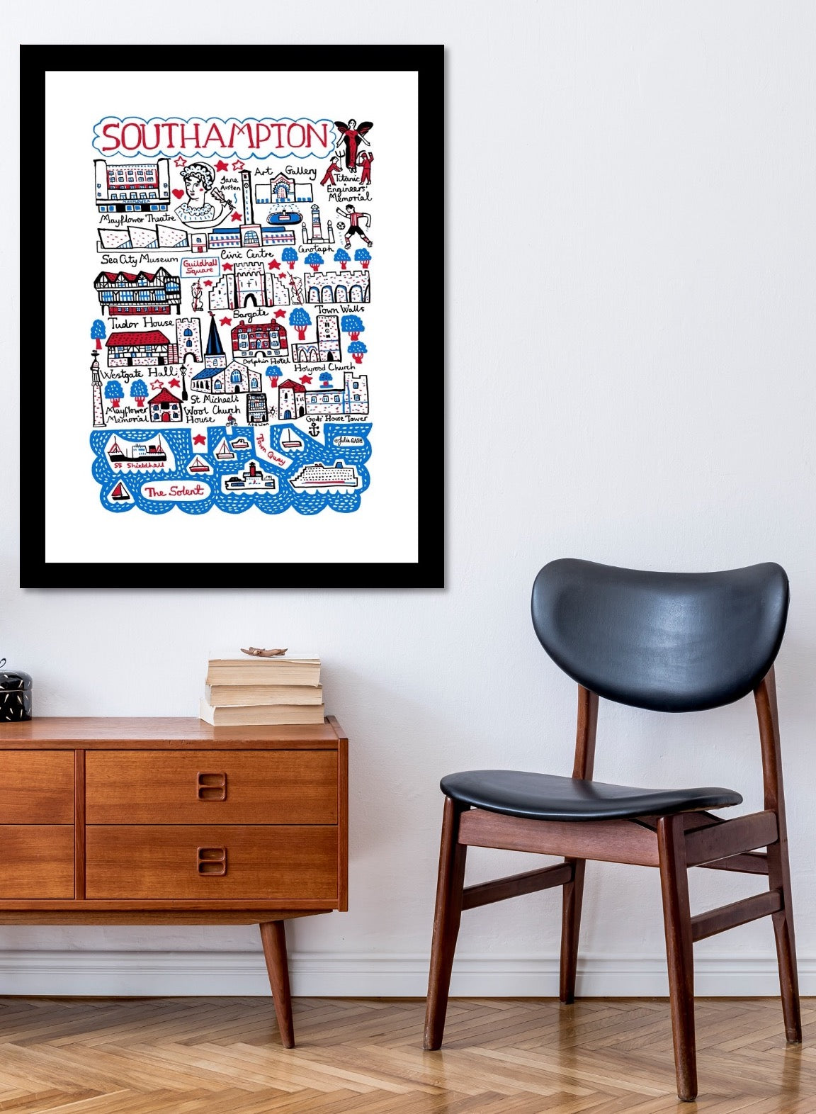 Southampton Art Print - Julia Gash