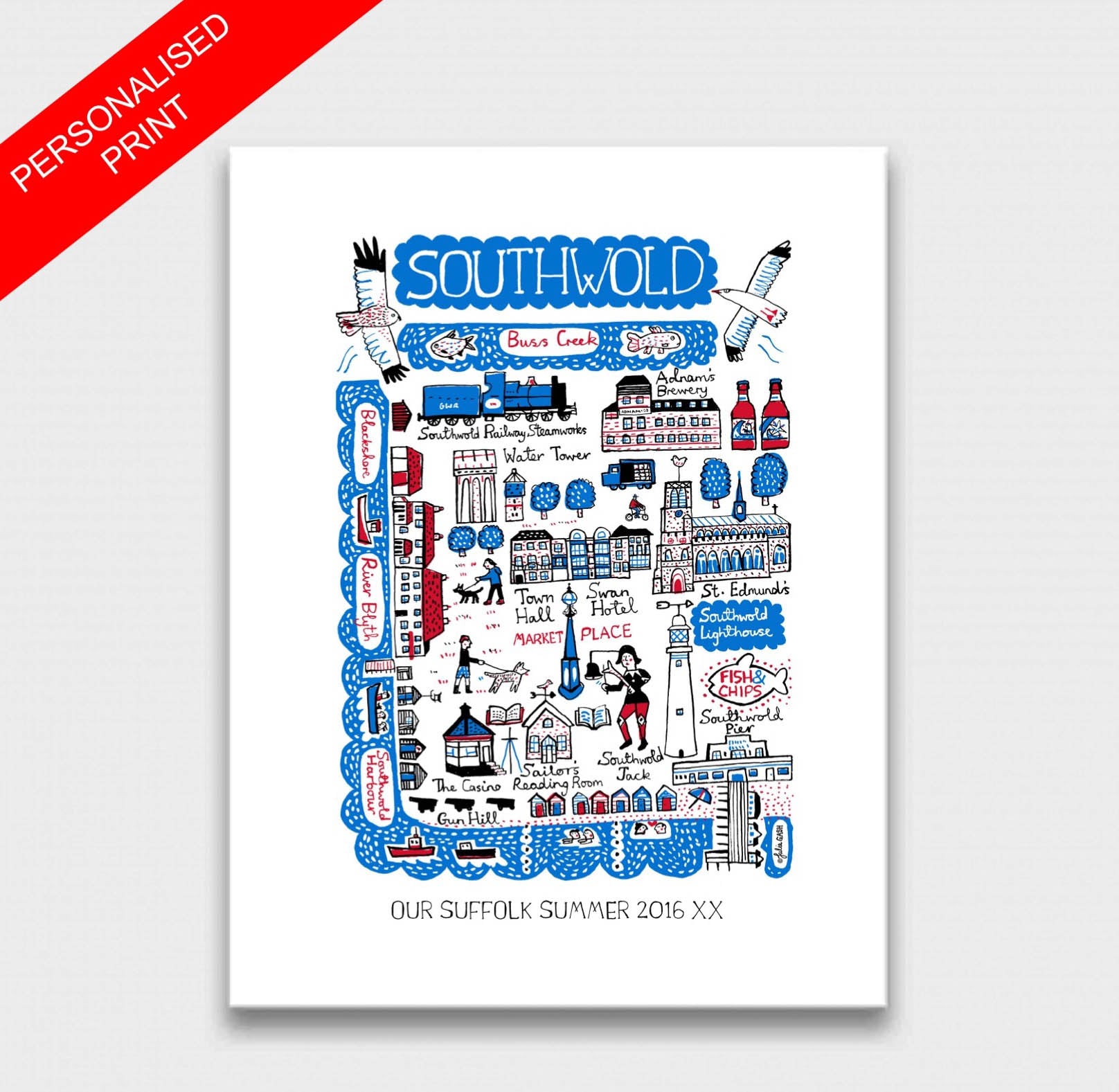 Southwold Art Print - Julia Gash