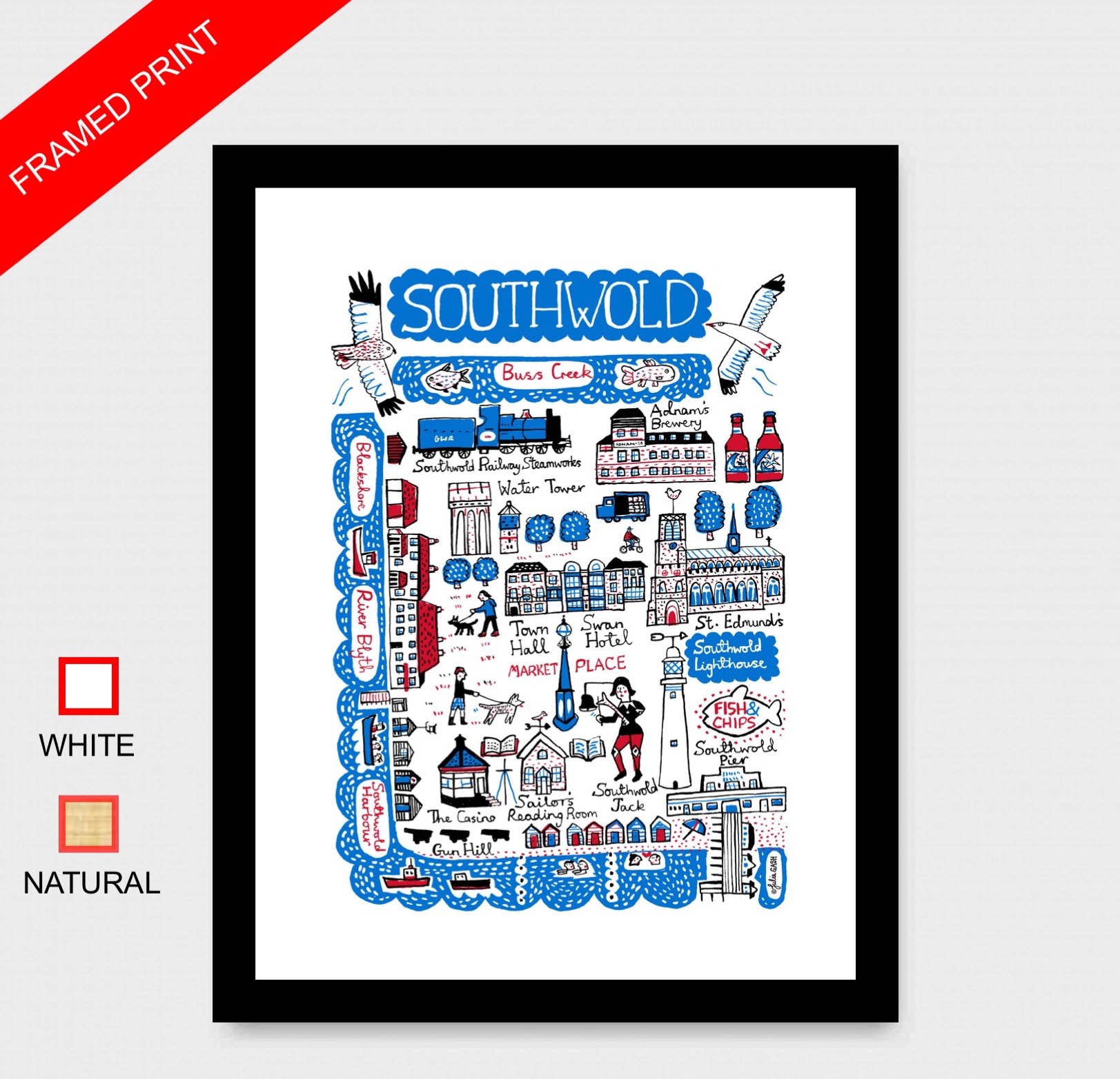 Southwold Art Print - Julia Gash