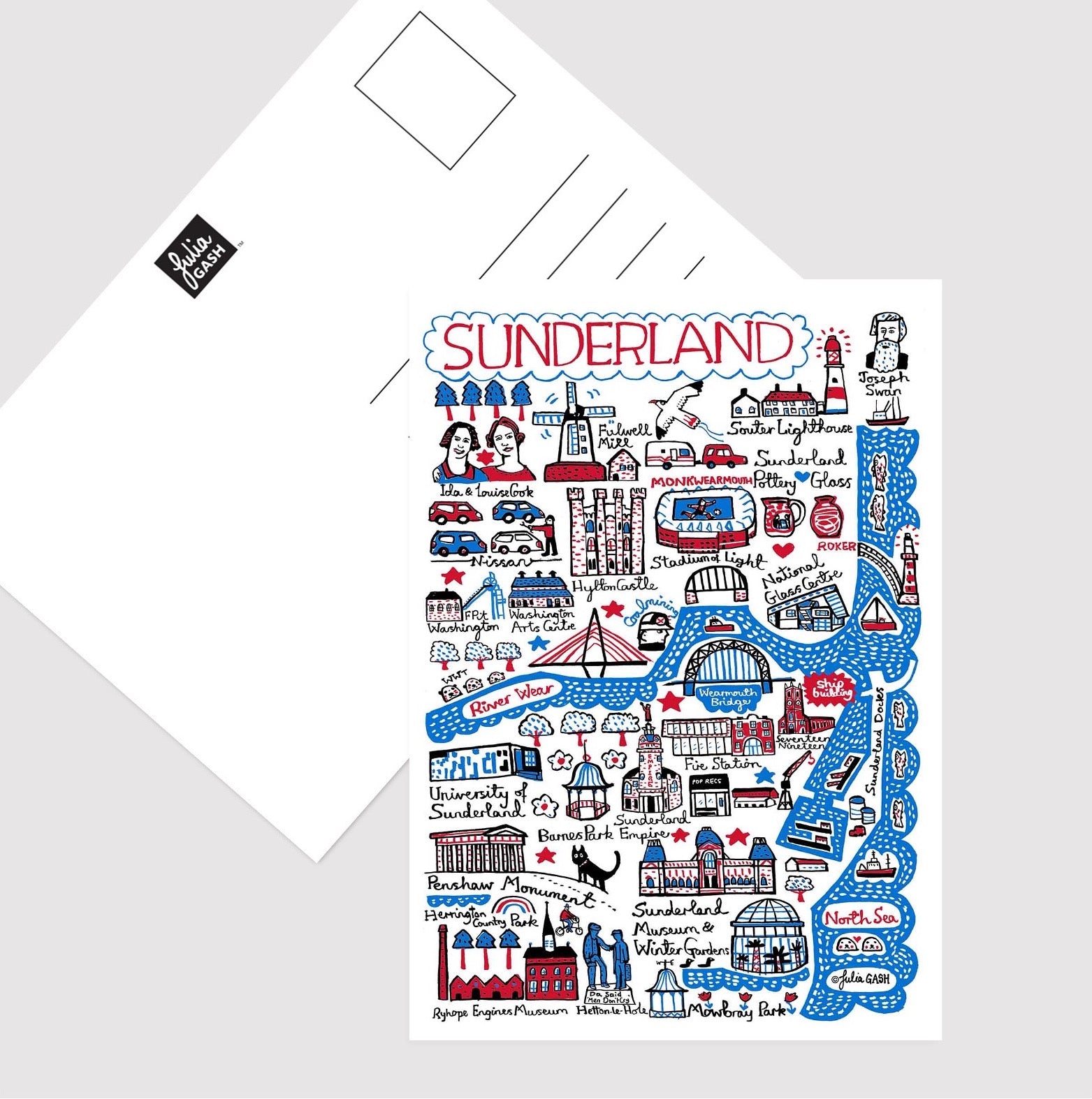 Sunderland Postcard - Julia Gash