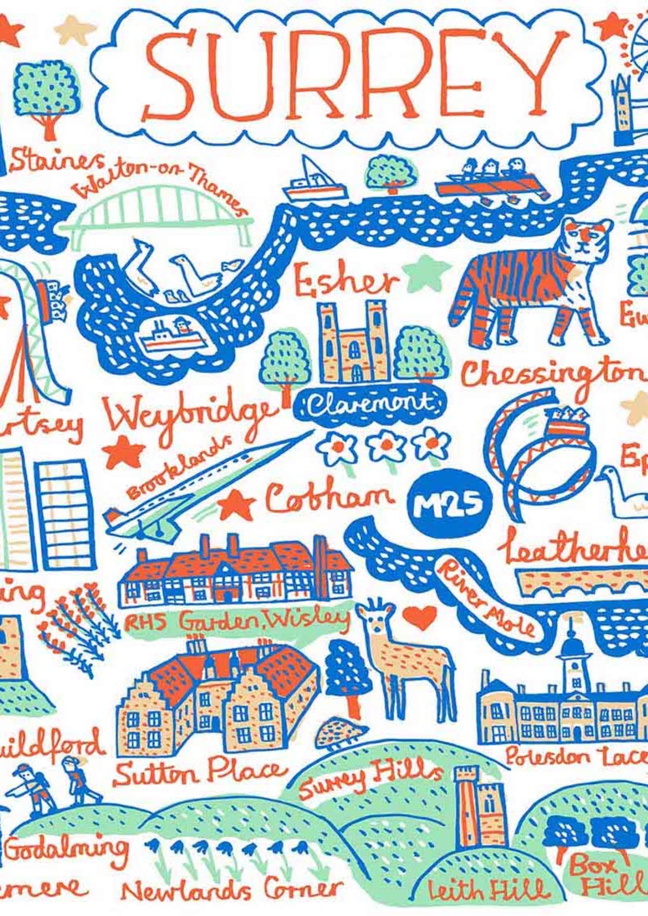 Surrey Postcard - Julia Gash