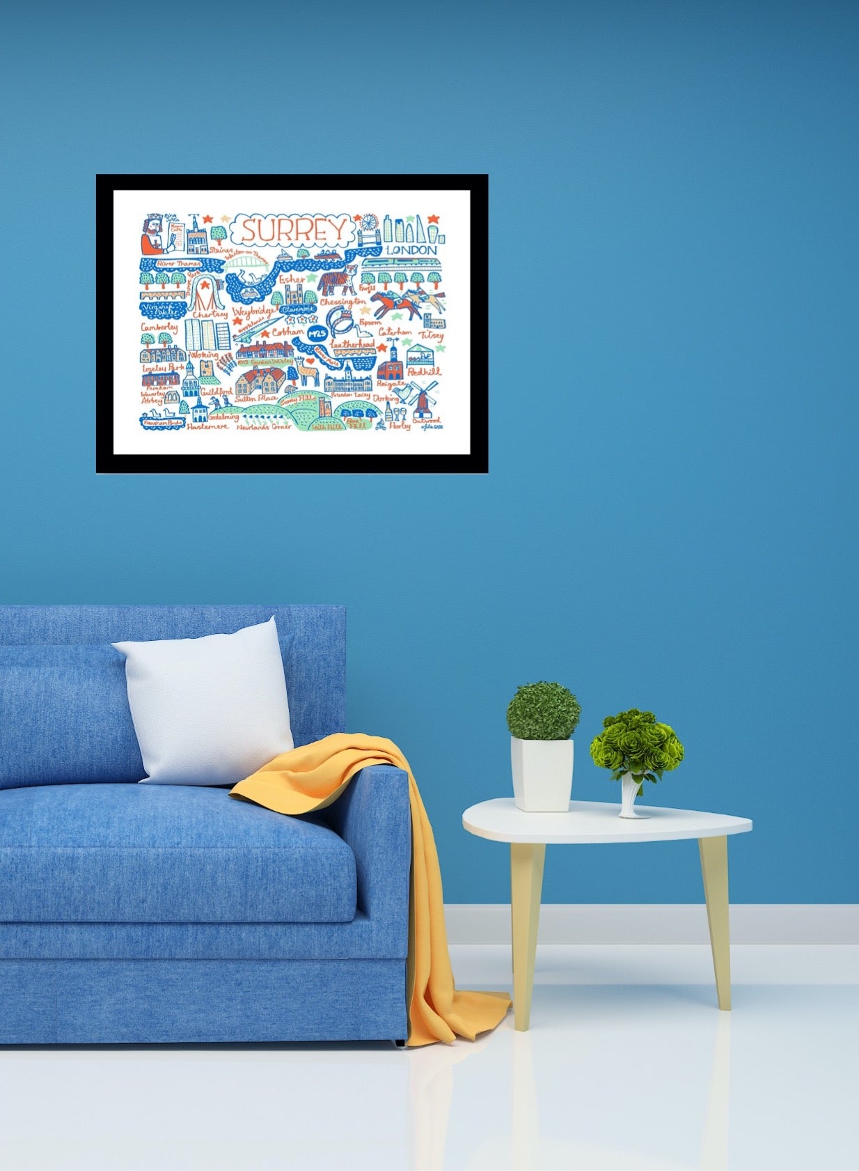 Surrey Art Print - Julia Gash