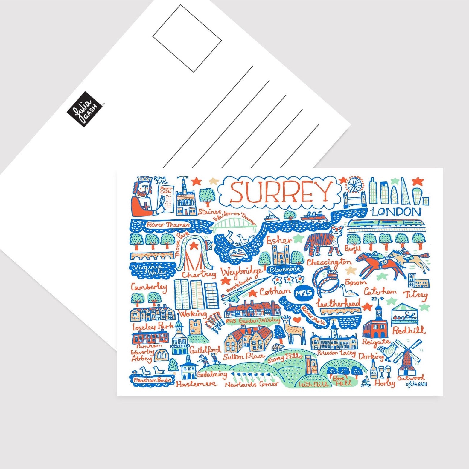 Surrey Postcard - Julia Gash