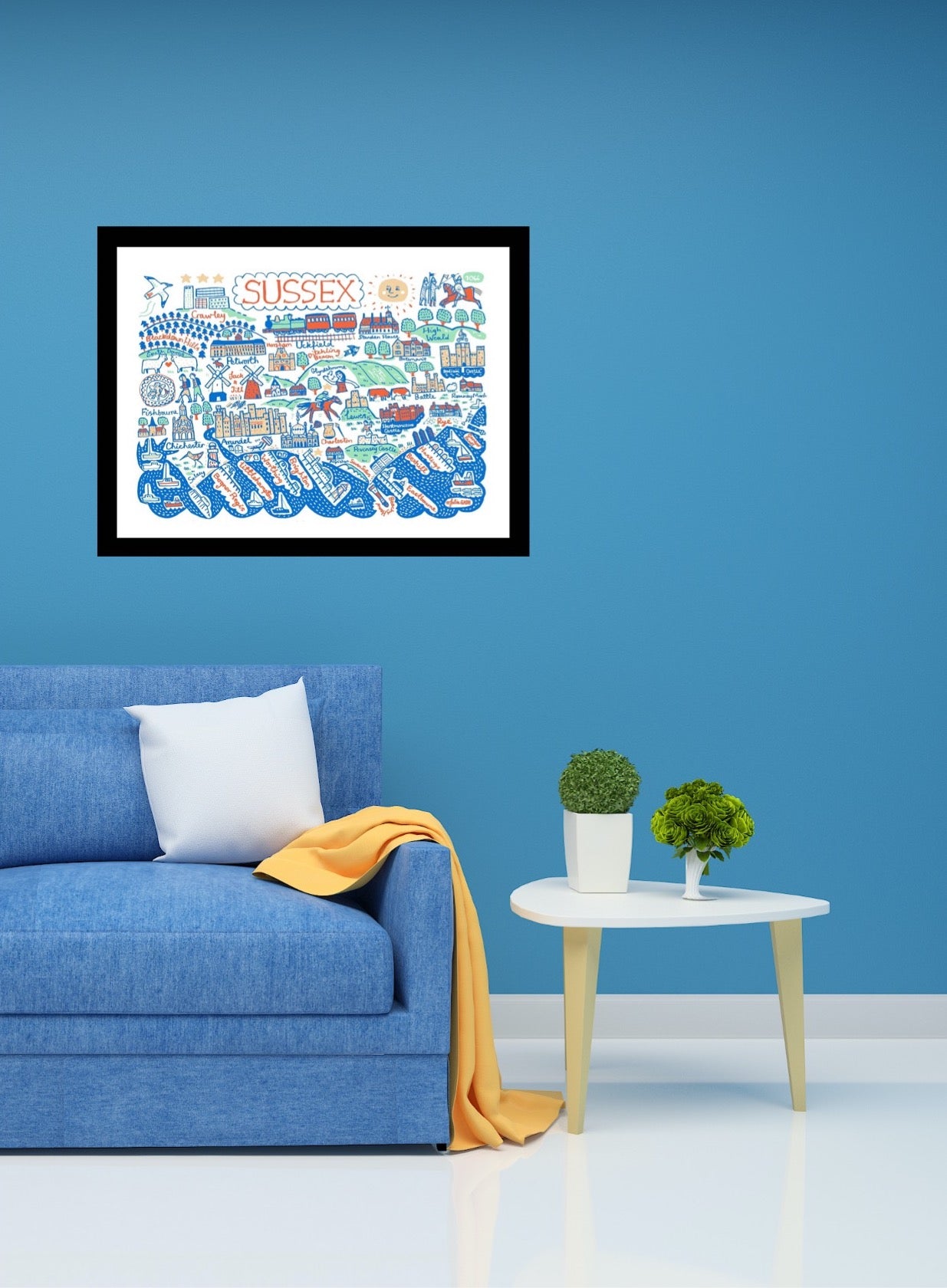 Sussex Art Print - Julia Gash