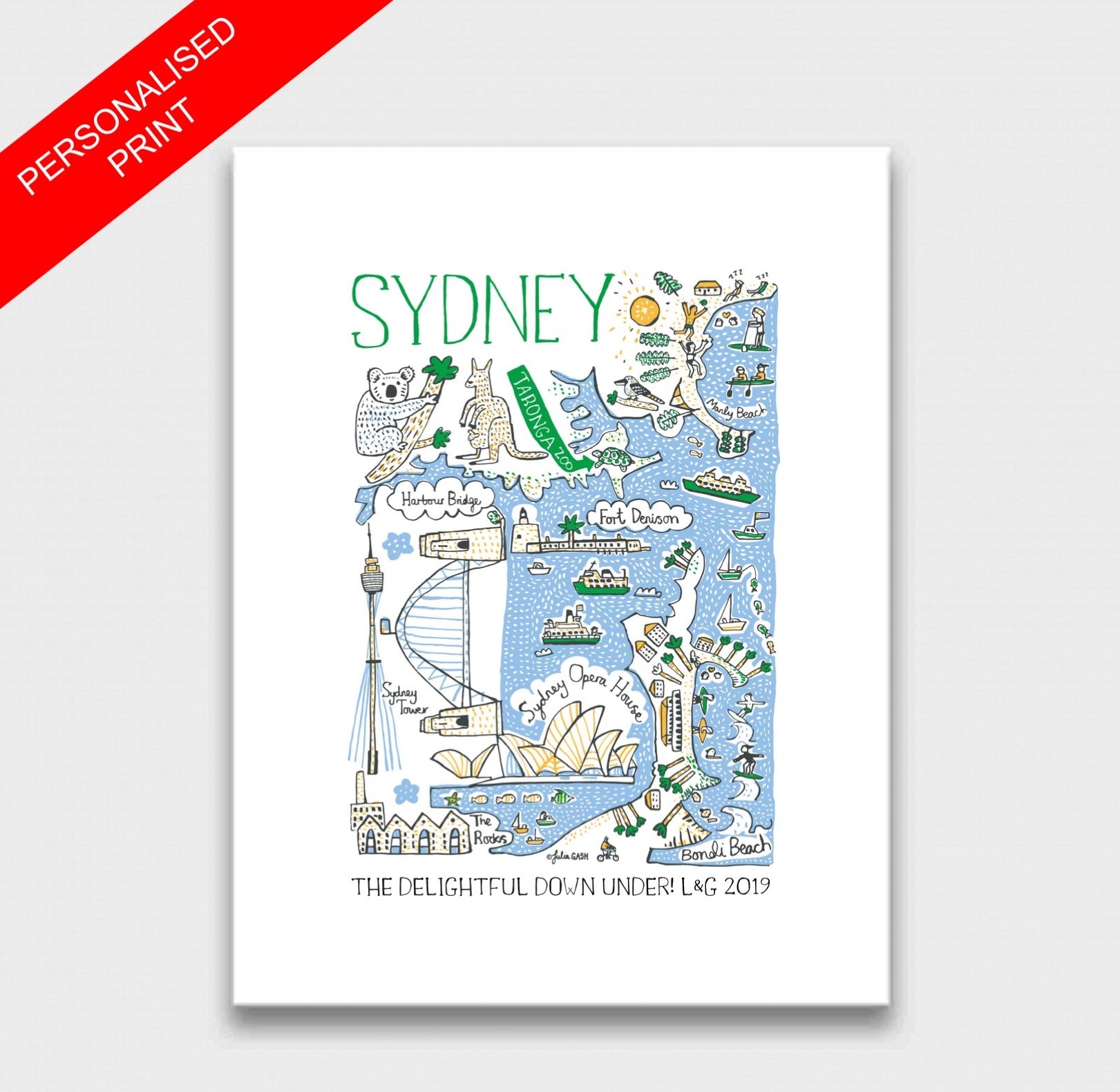 Sydney Art Print - Julia Gash