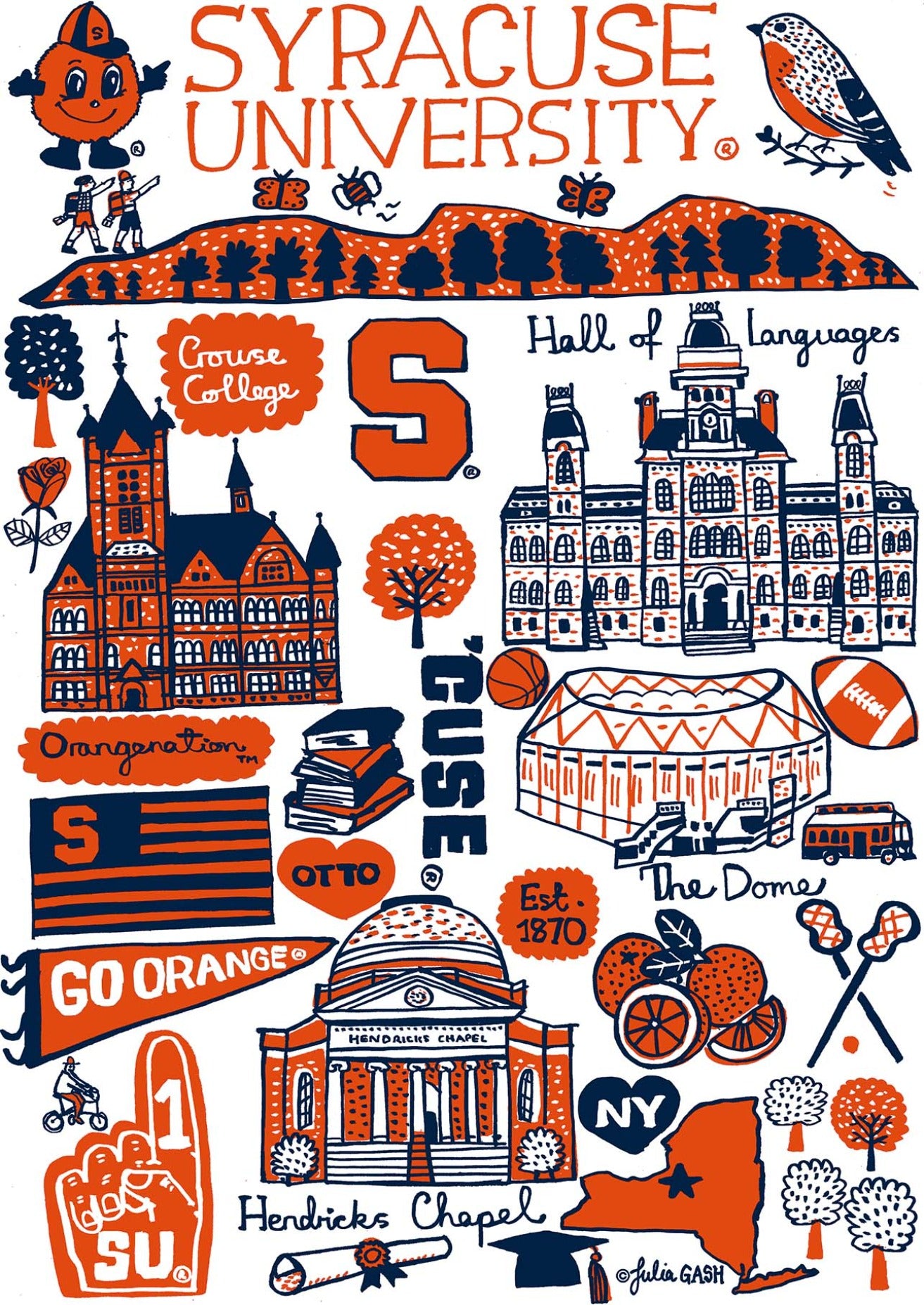 Syracuse University by Julia Gash