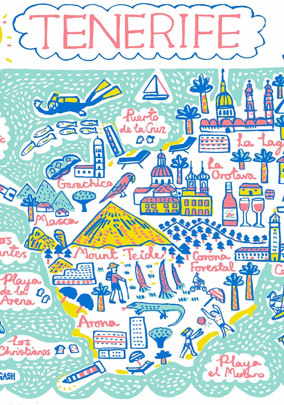Tenerife Postcard - Julia Gash
