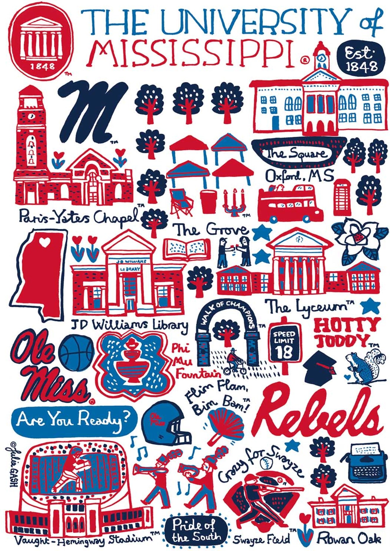 The University of Mississippi by Julia Gash