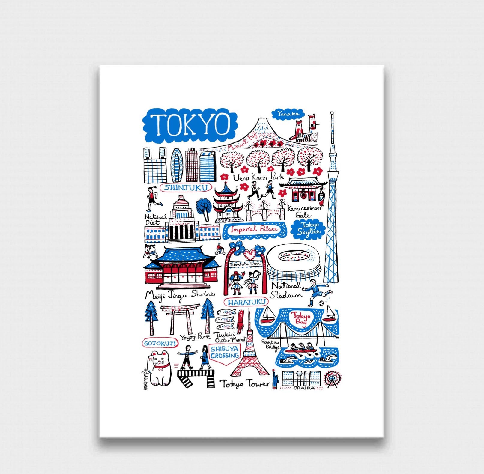 Tokyo Art Print - Julia Gash