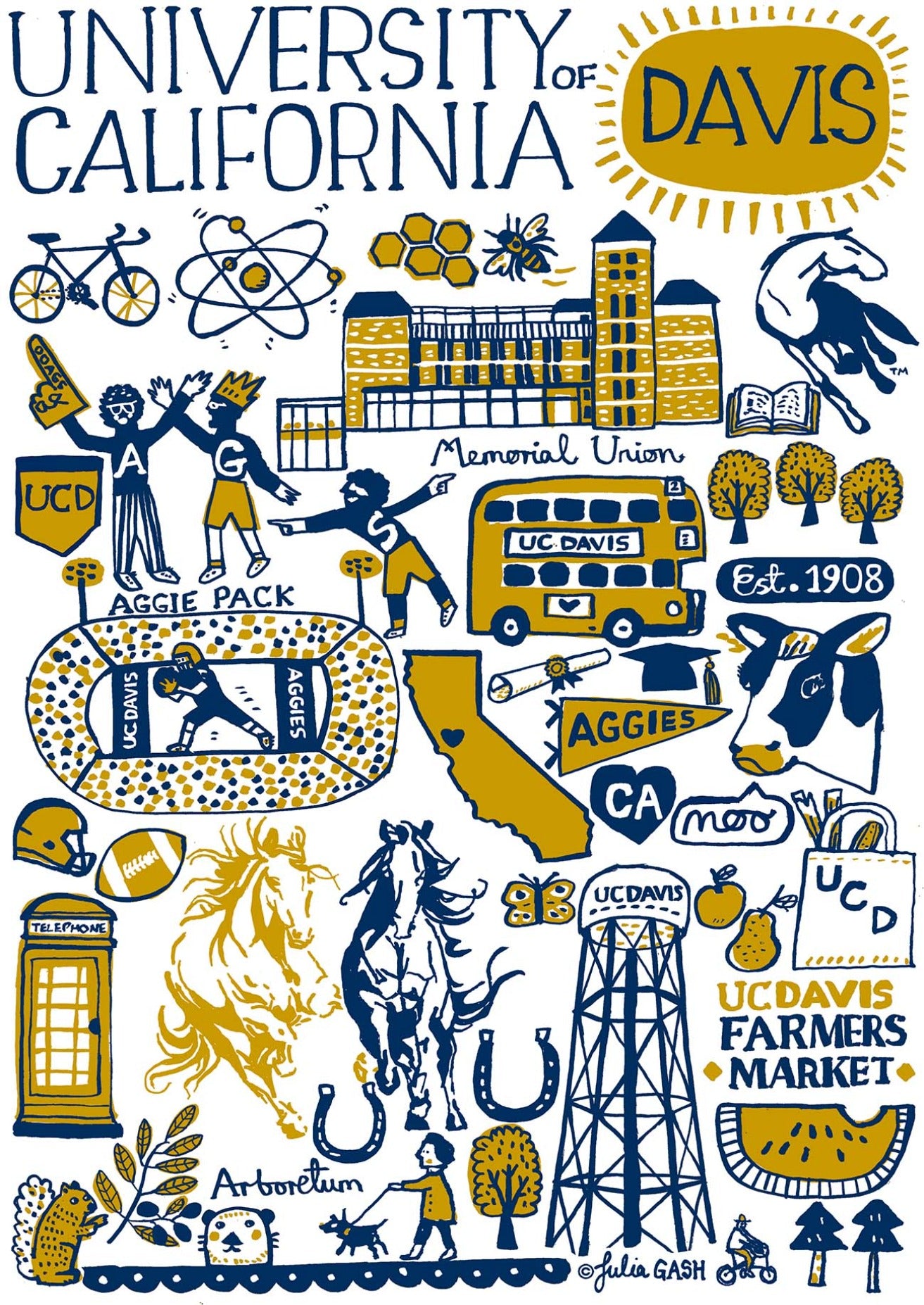 University of California, Davis by Julia Gash