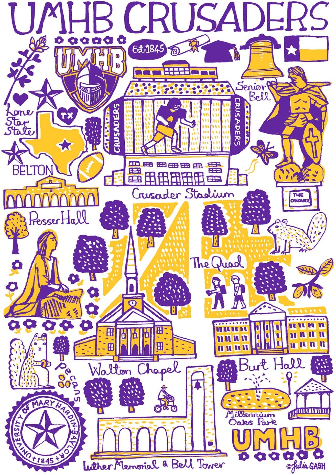 University of Mary Hardin-Baylor by Julia Gash