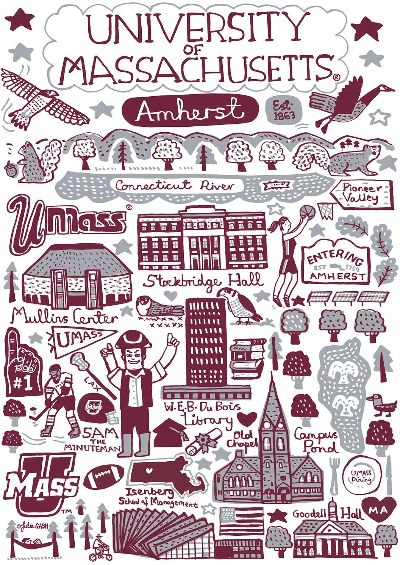 University of Massachusetts - Amherst by Julia Gash