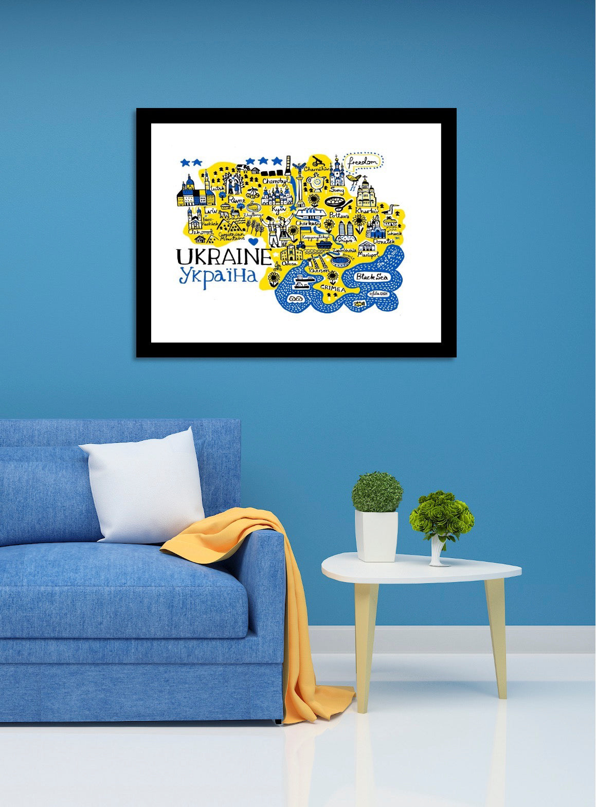Ukraine Art Print - Julia Gash
