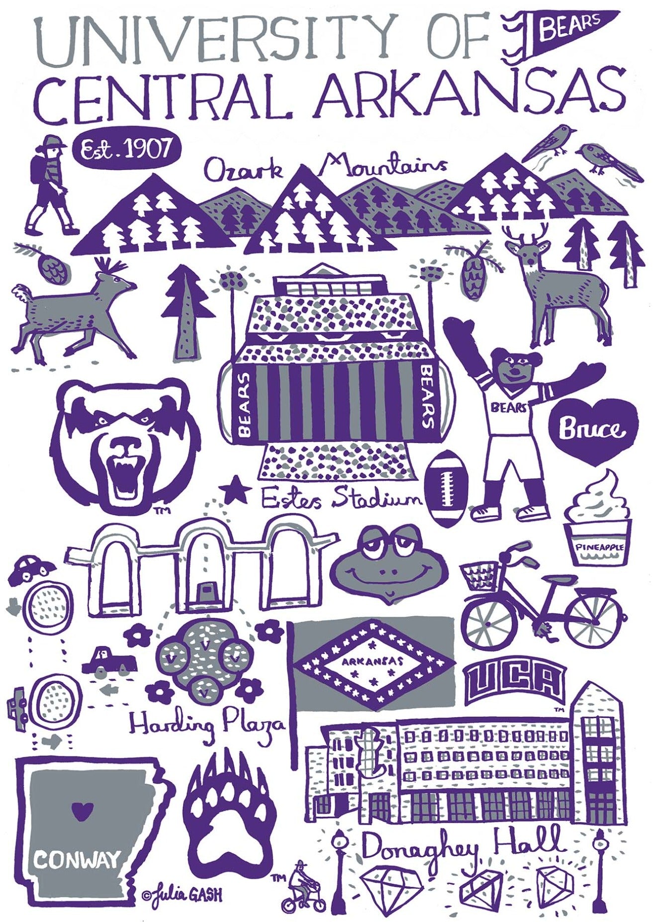 University of Central Arkansas by Julia Gash