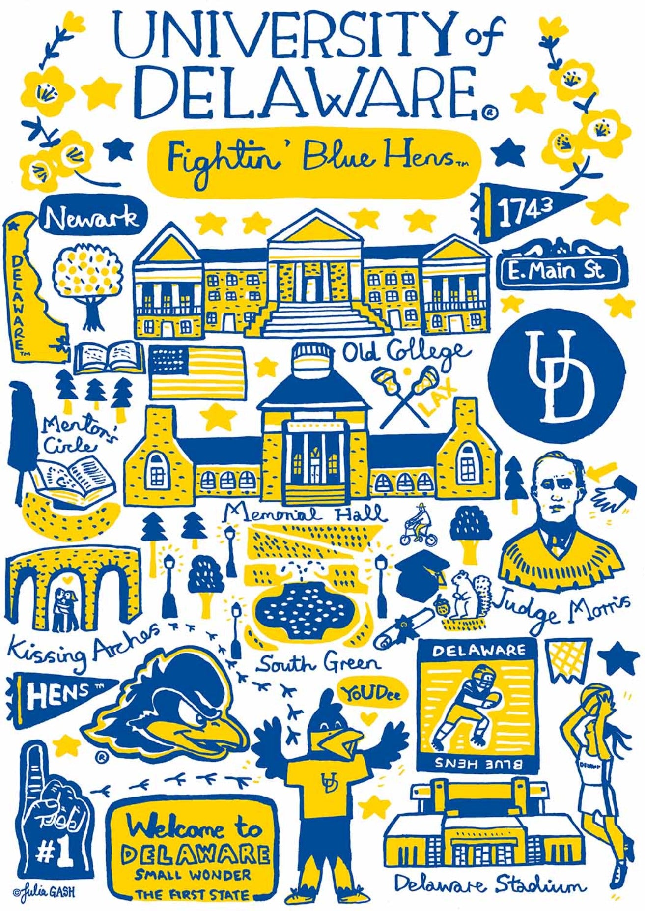 University of Delaware by Julia Gash