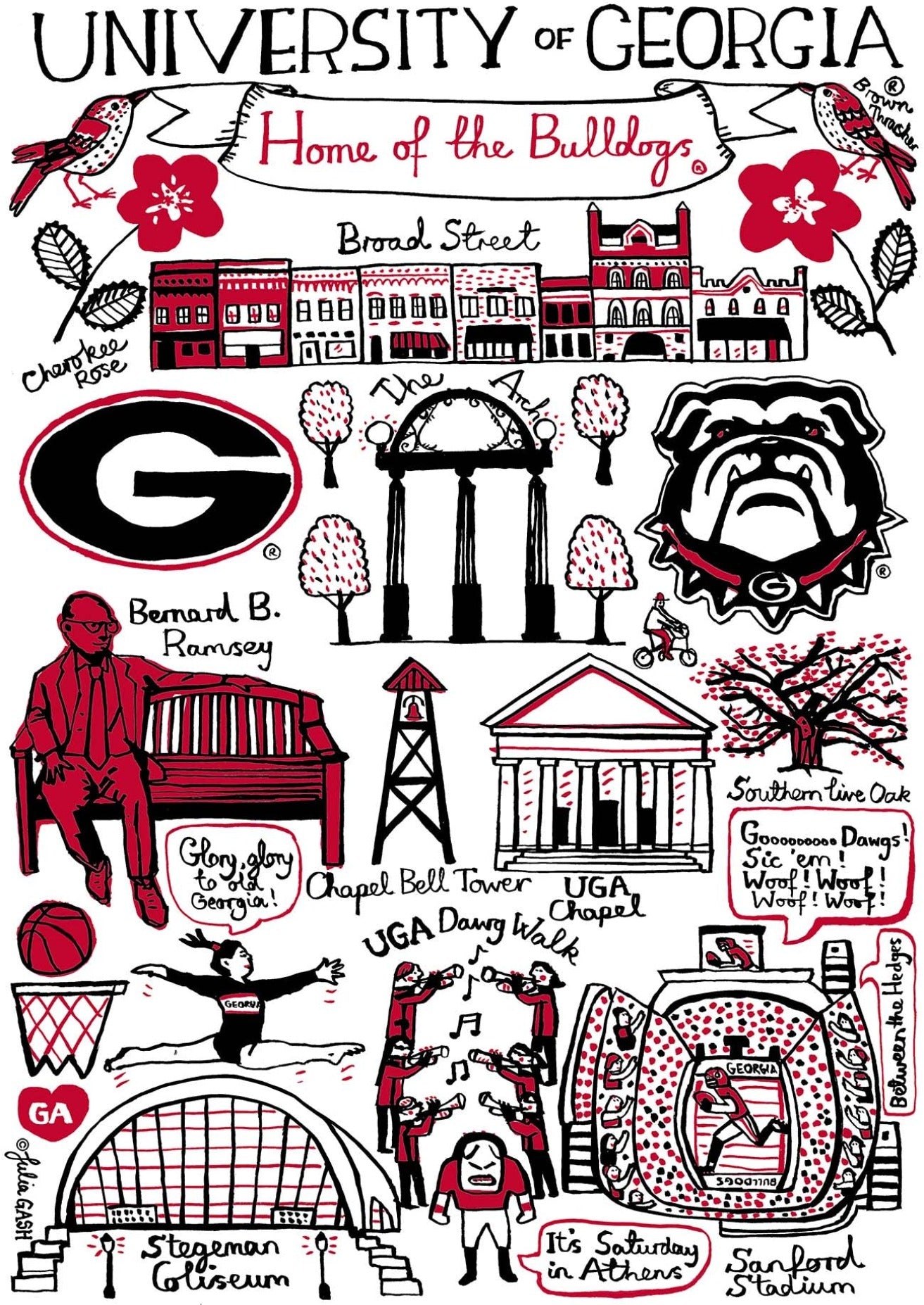 University of Georgia by Julia Gash