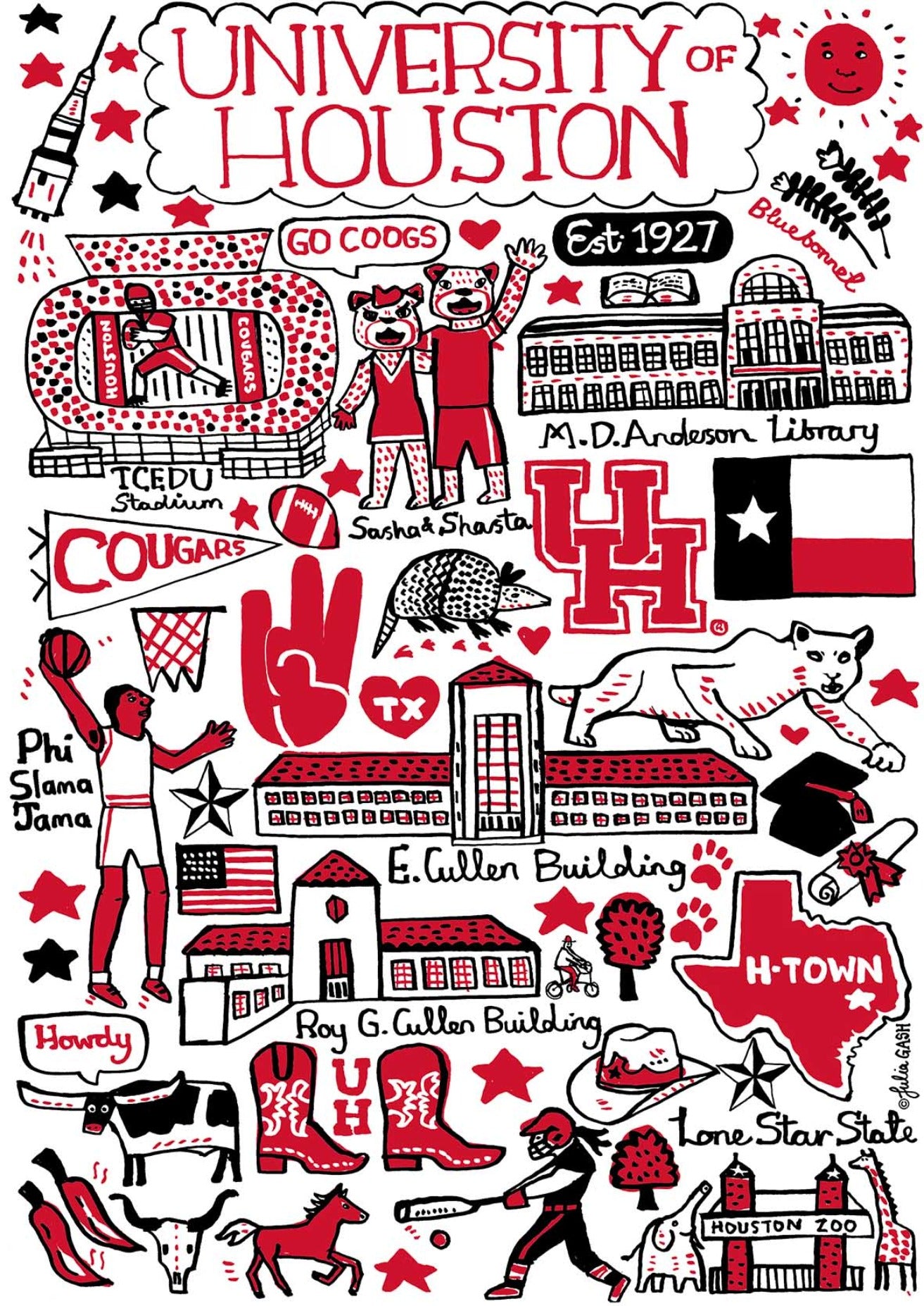 University of Houston by Julia Gash