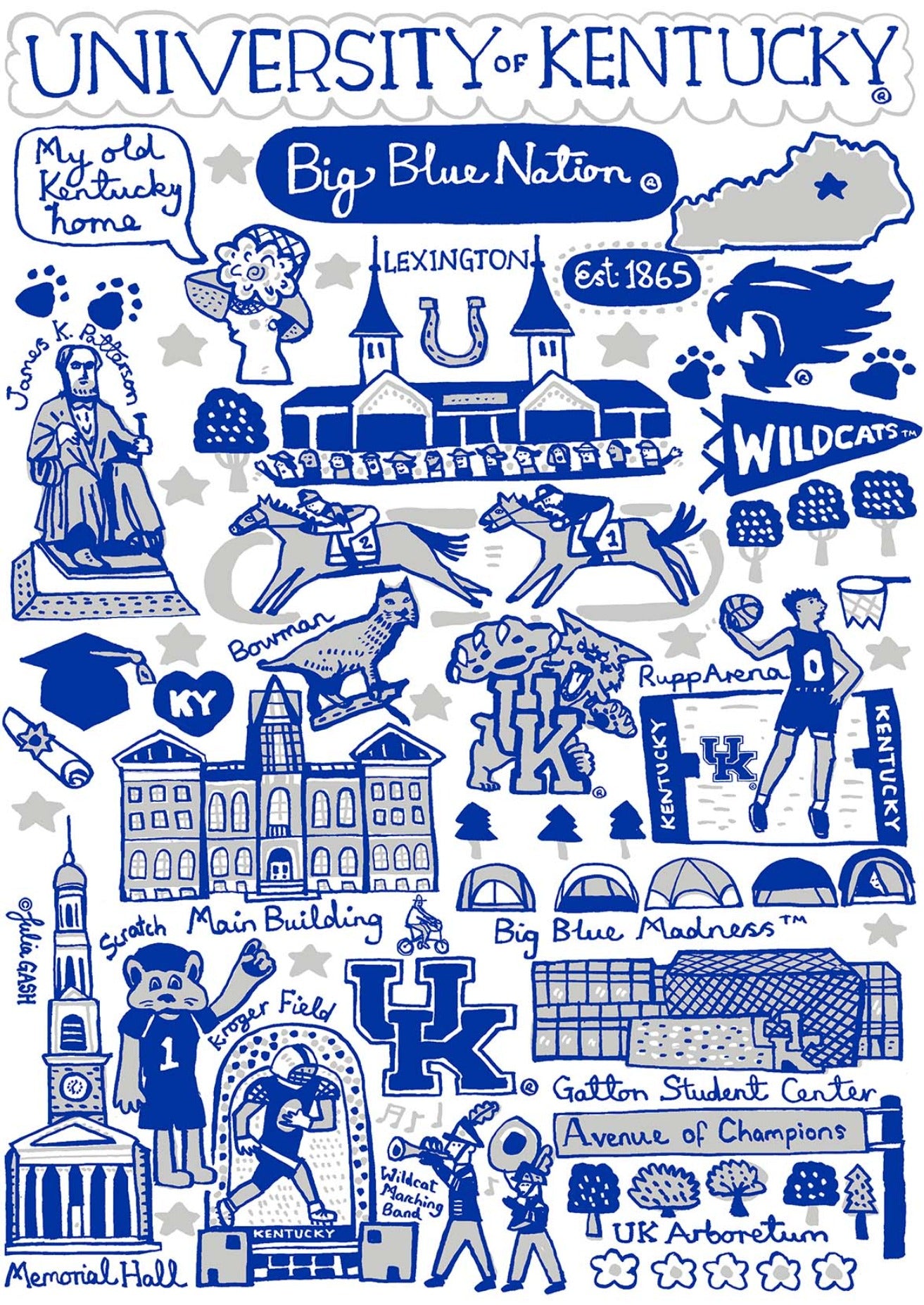 University of Kentucky by Julia Gash