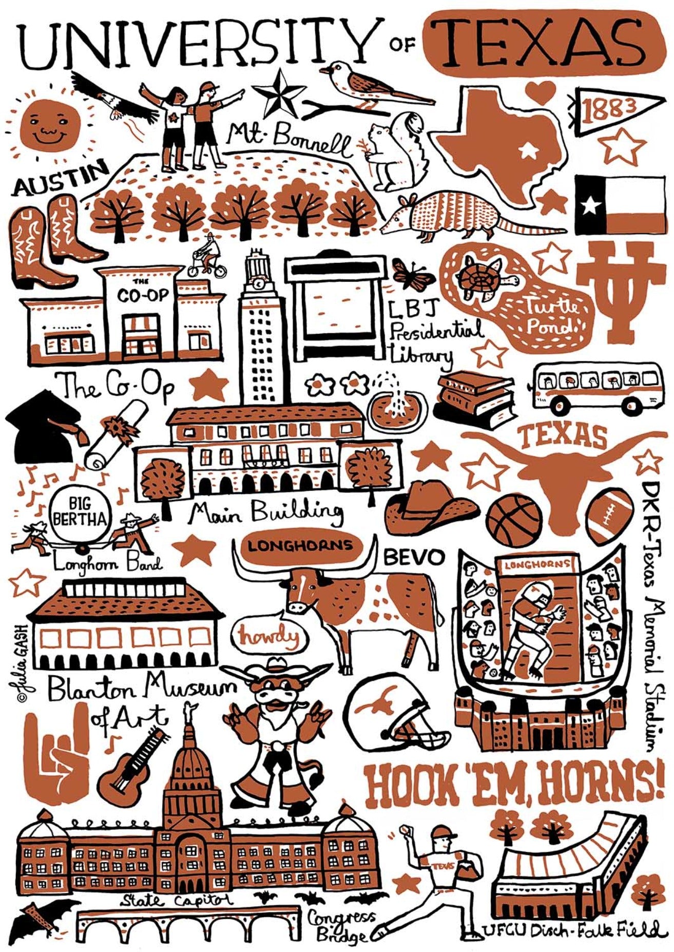 University of Texas by Julia Gash