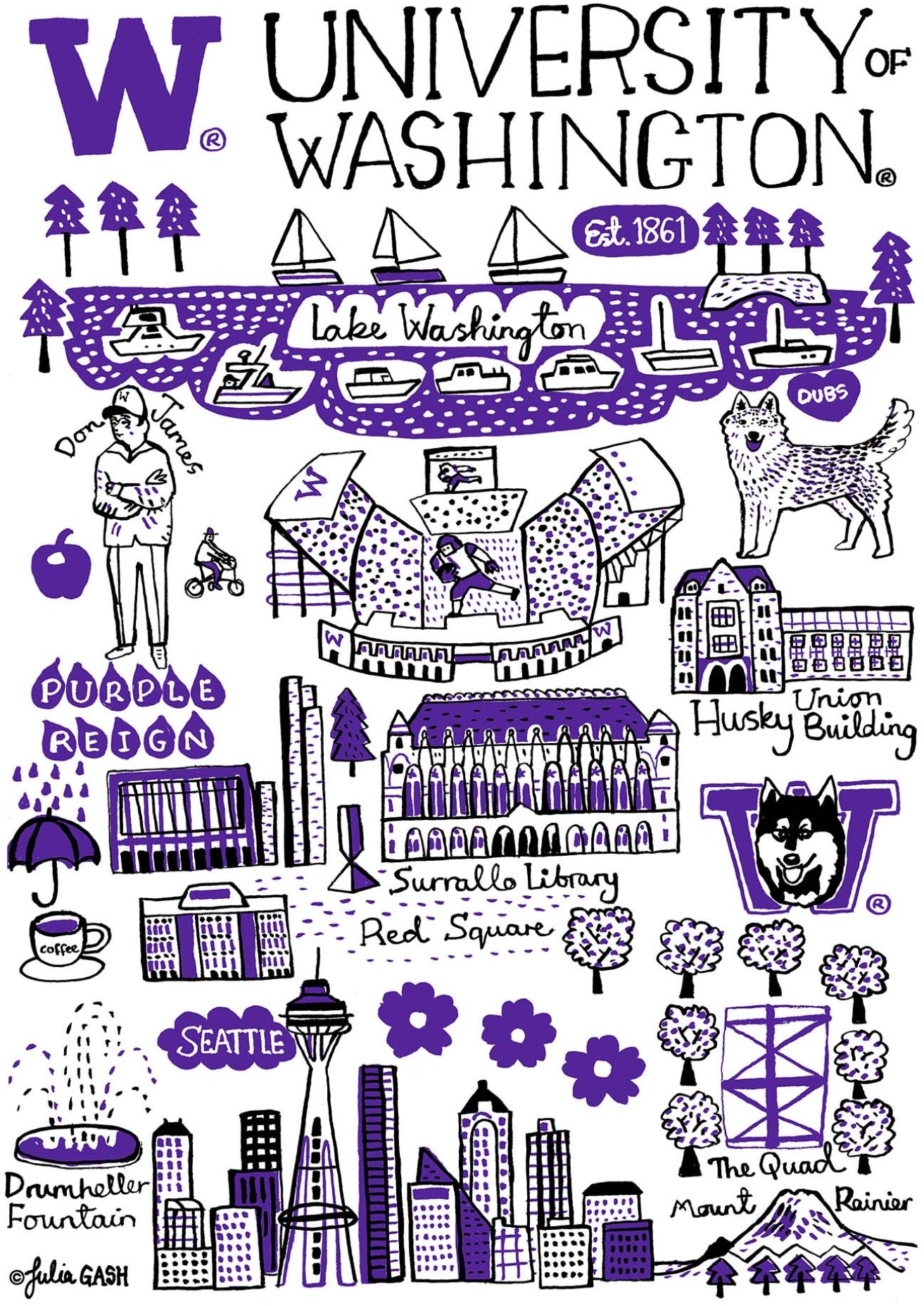 University of Washington by Julia Gash