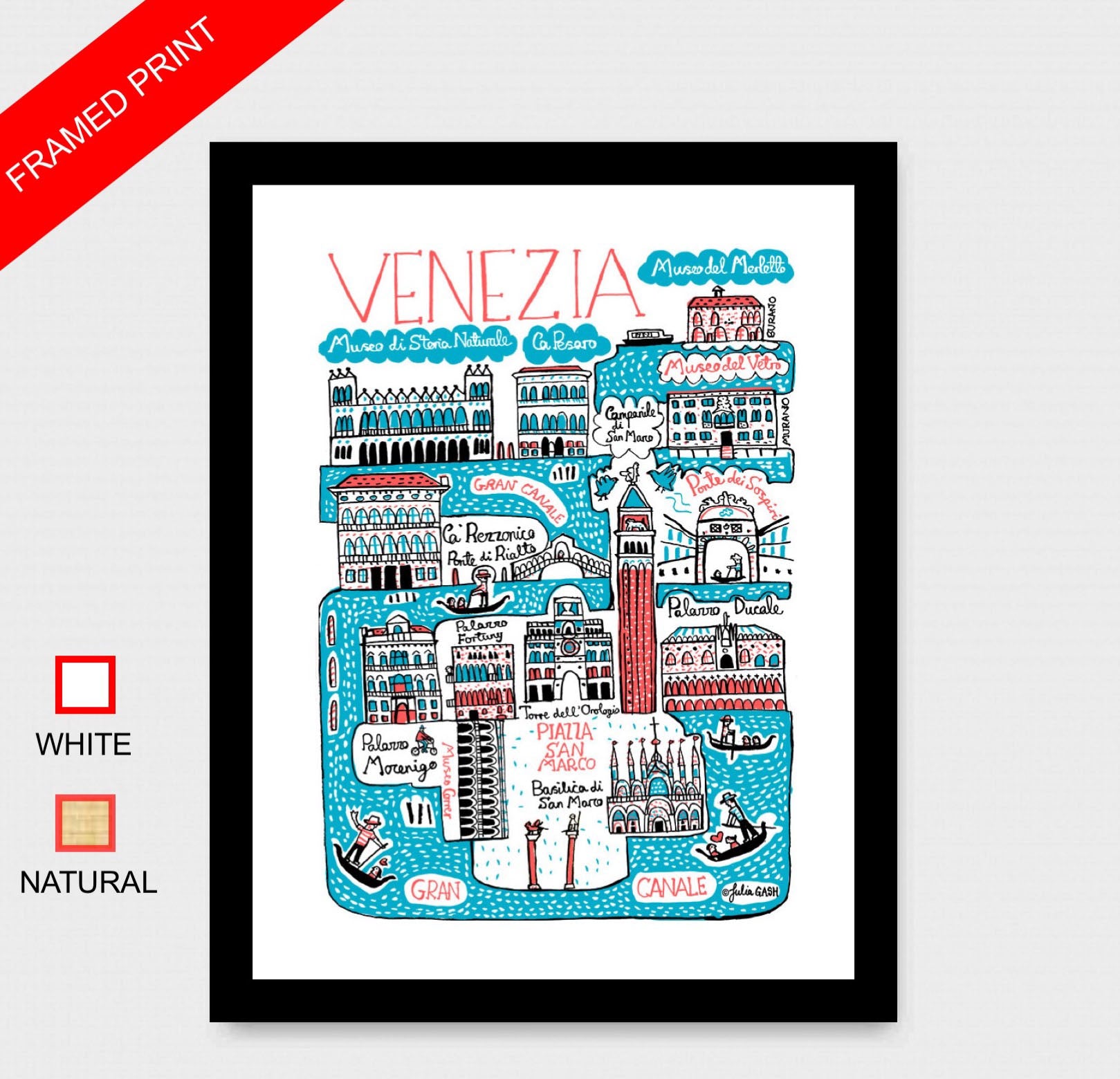 Venezia Art Print - Julia Gash