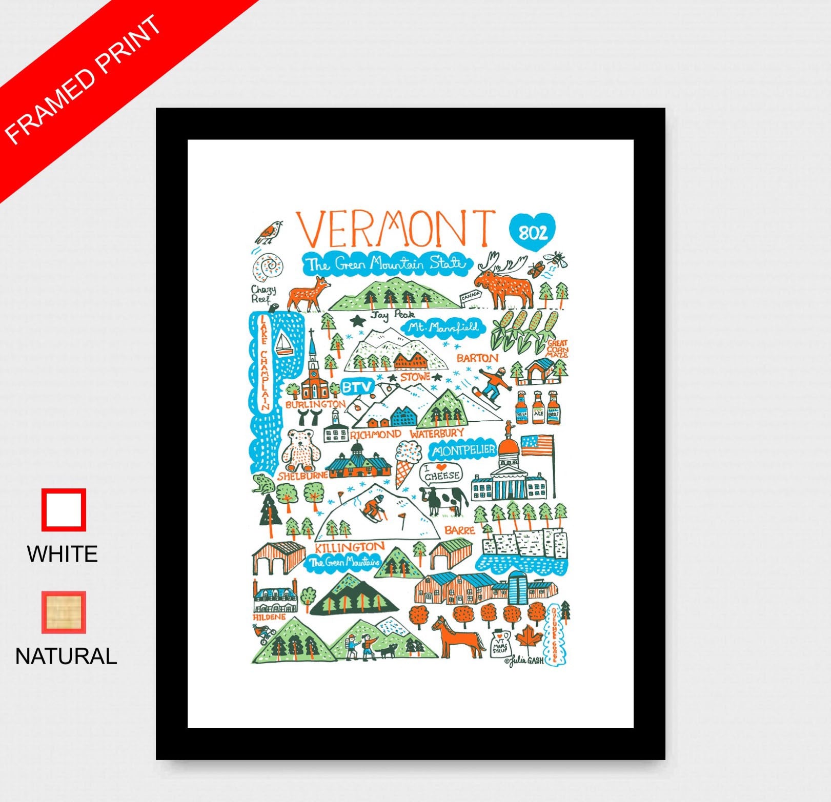 Vermont Art Print - Julia Gash