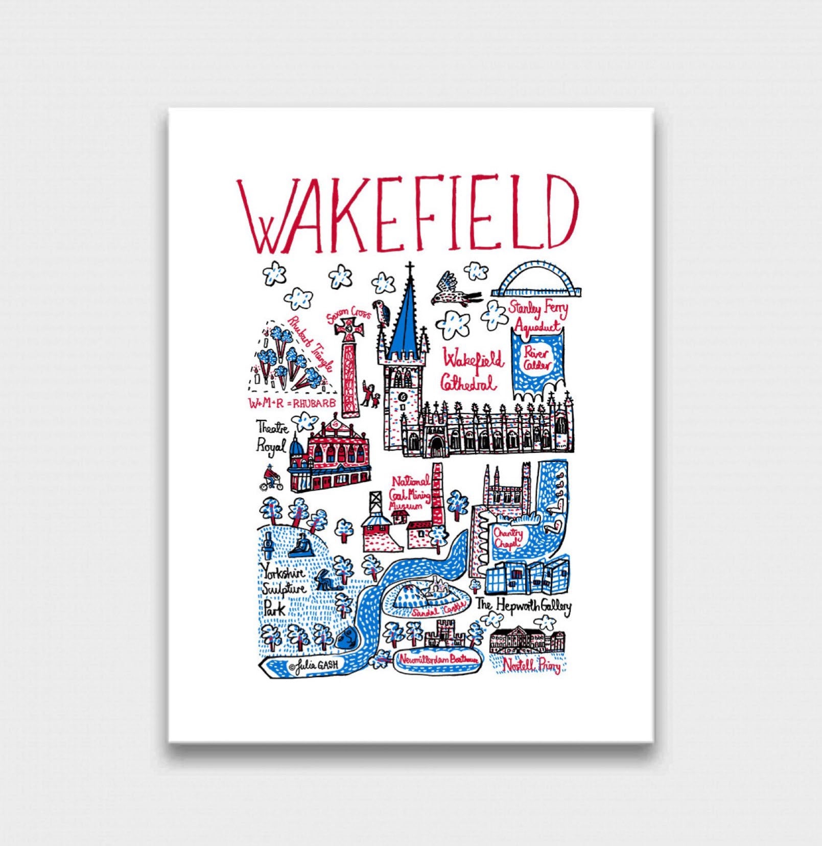 Wakefield Art Print - Julia Gash