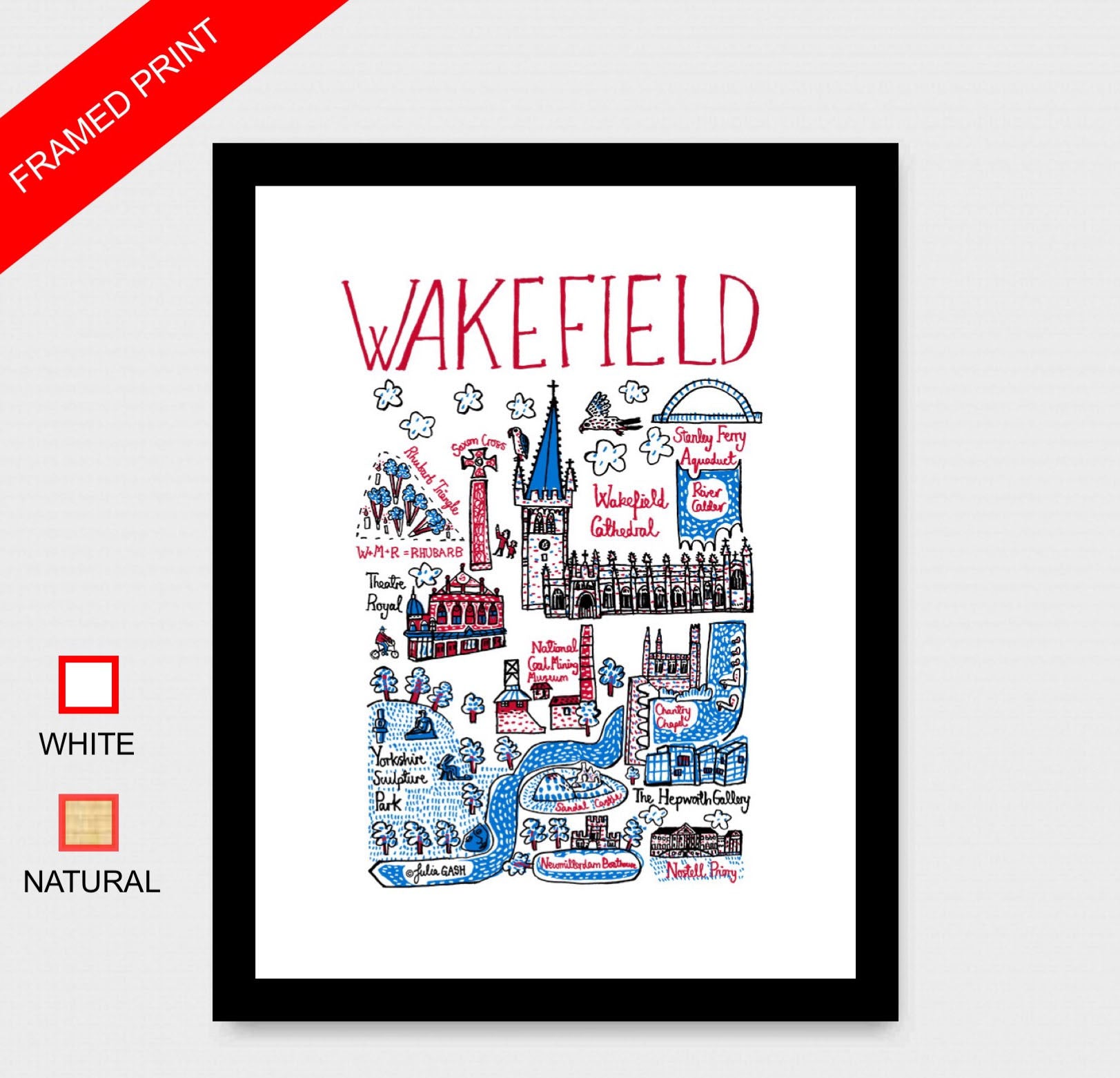 Wakefield Art Print - Julia Gash