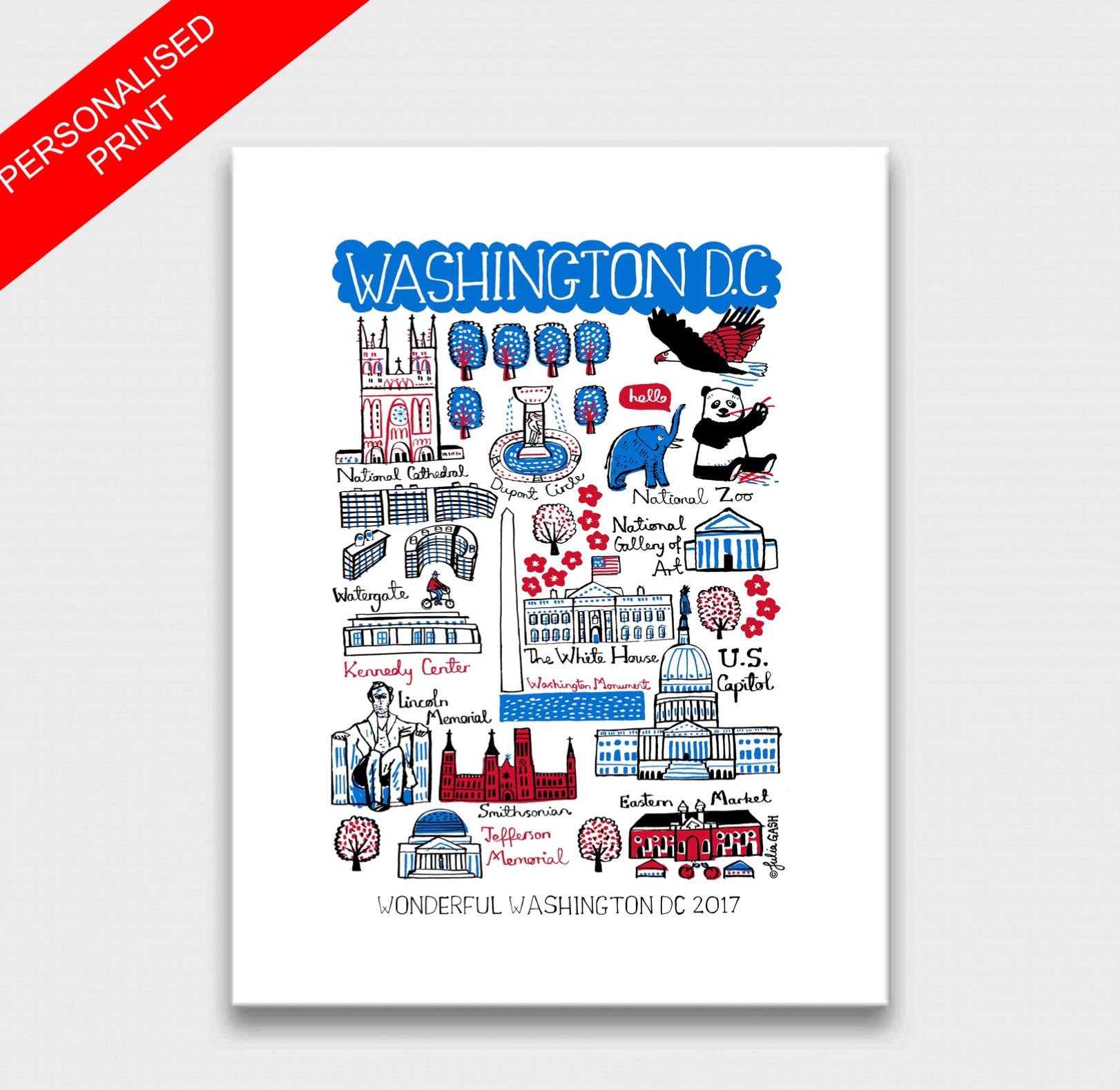 Washington DC Art Print - Julia Gash