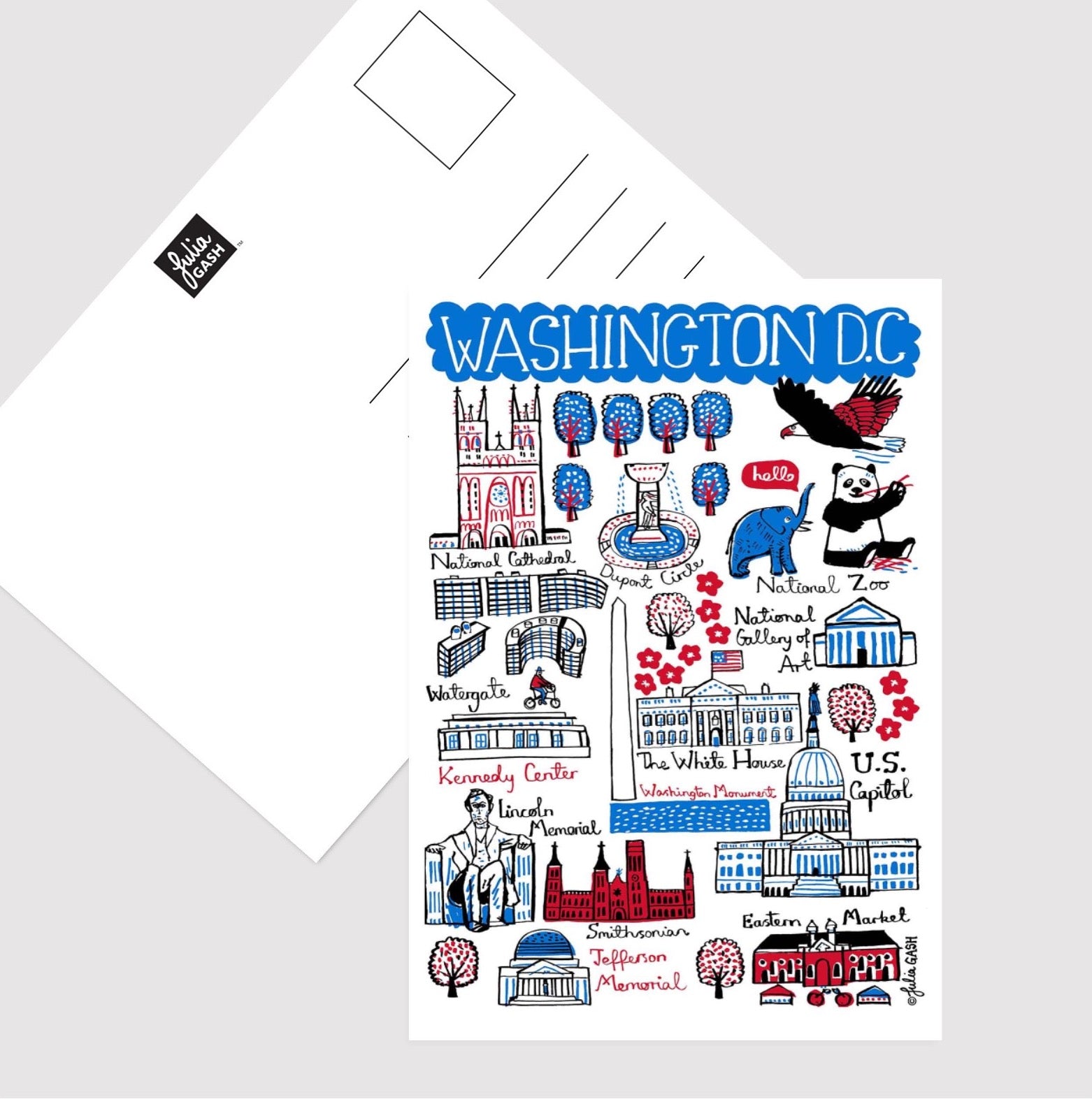 Washington DC Postcard - Julia Gash