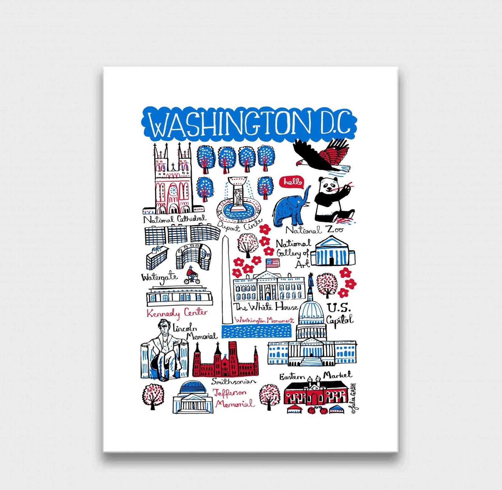 Washington DC Art Print - Julia Gash