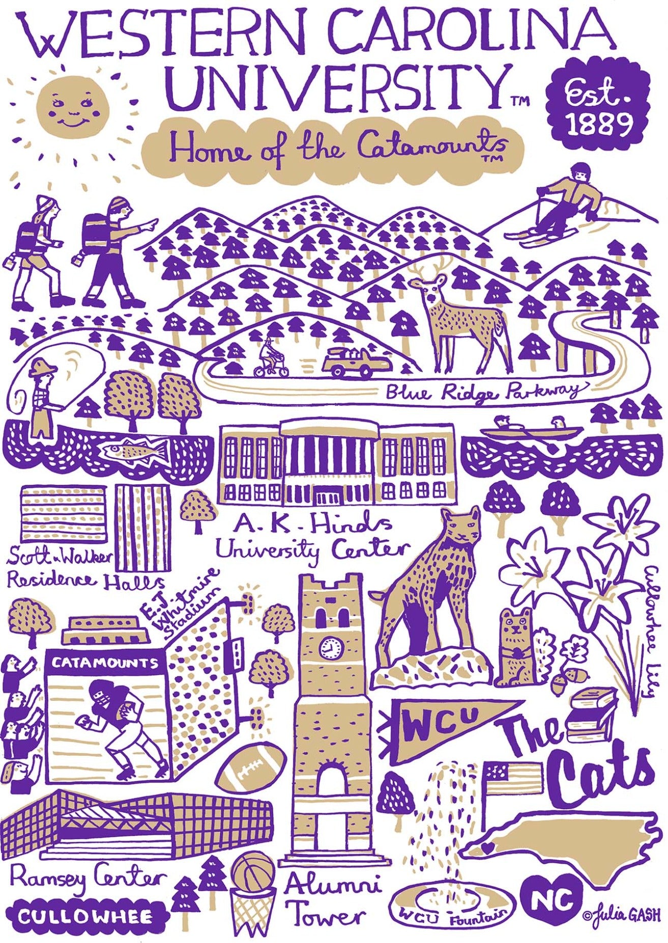Western Carolina University by Julia Gash