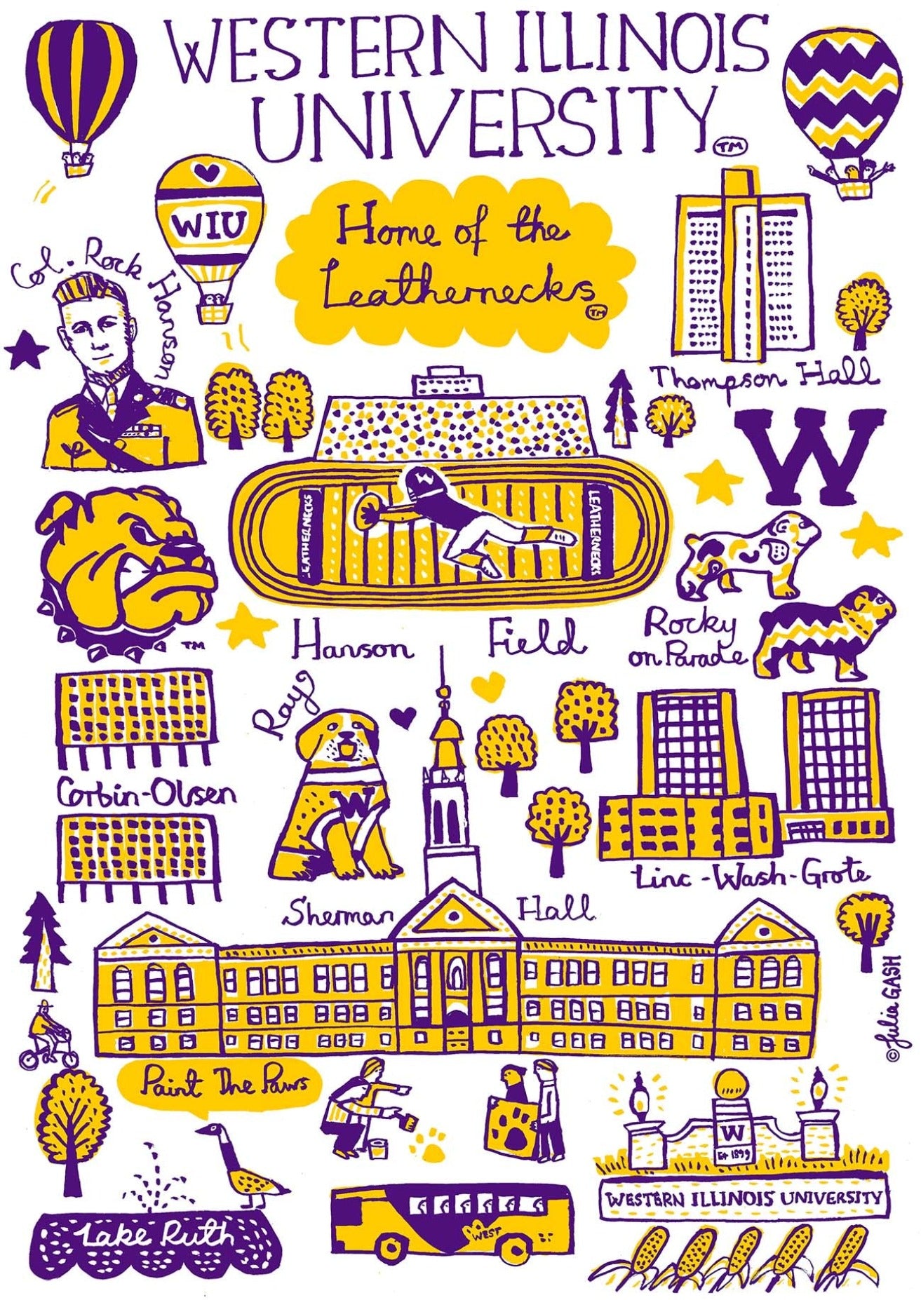 Western Illinois University by Julia Gash