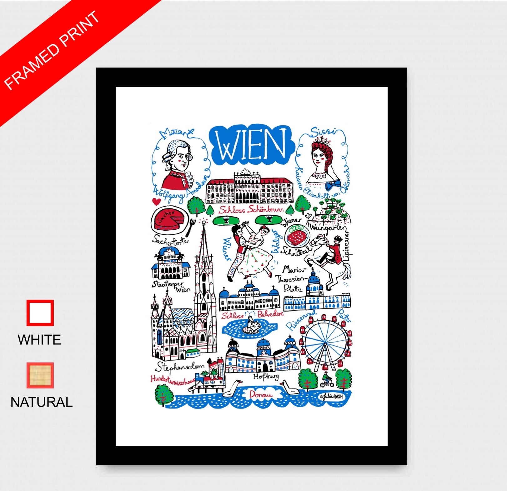 Wien - Vienna Art Print - Julia Gash