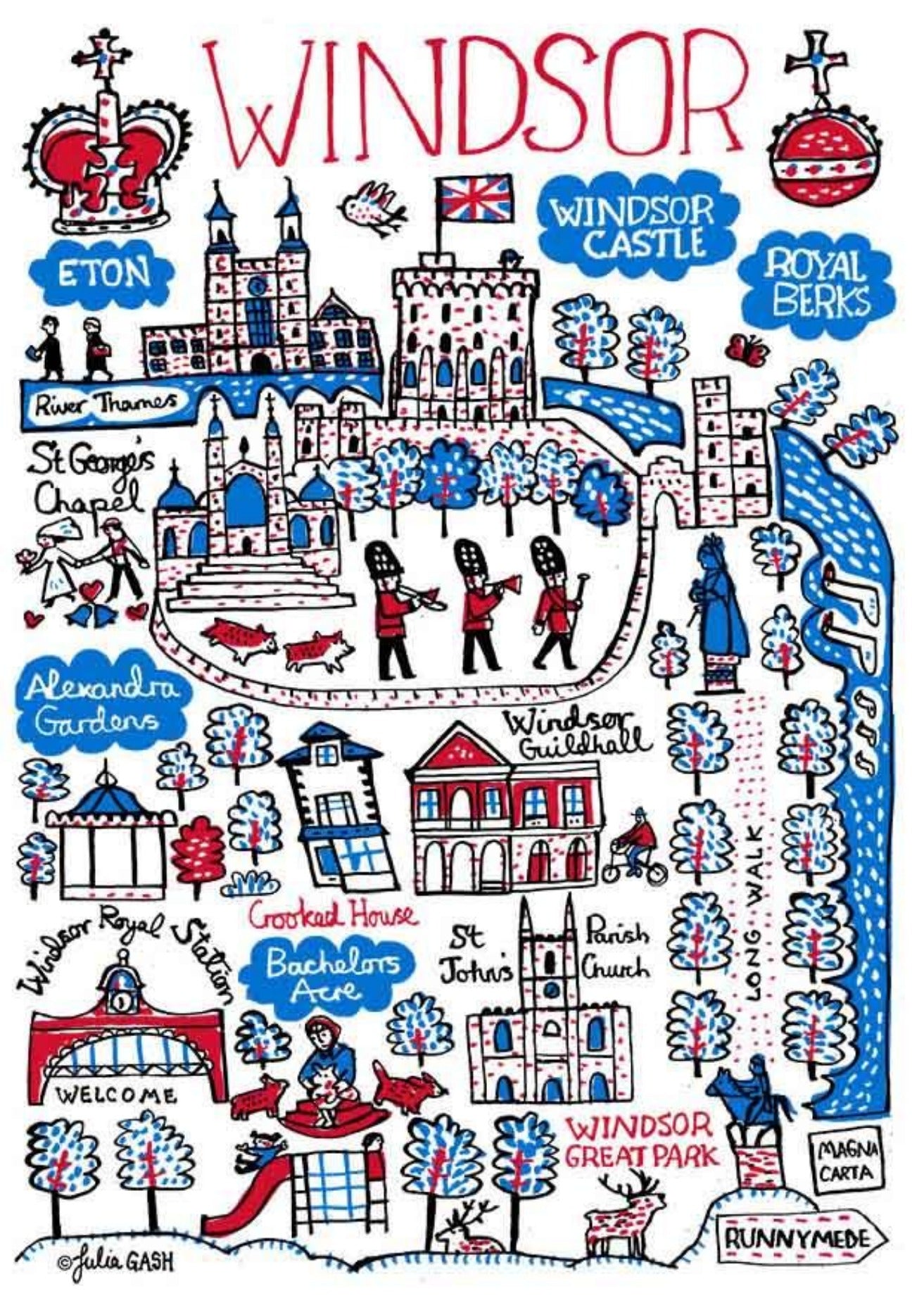 Windsor Art Print - Julia Gash