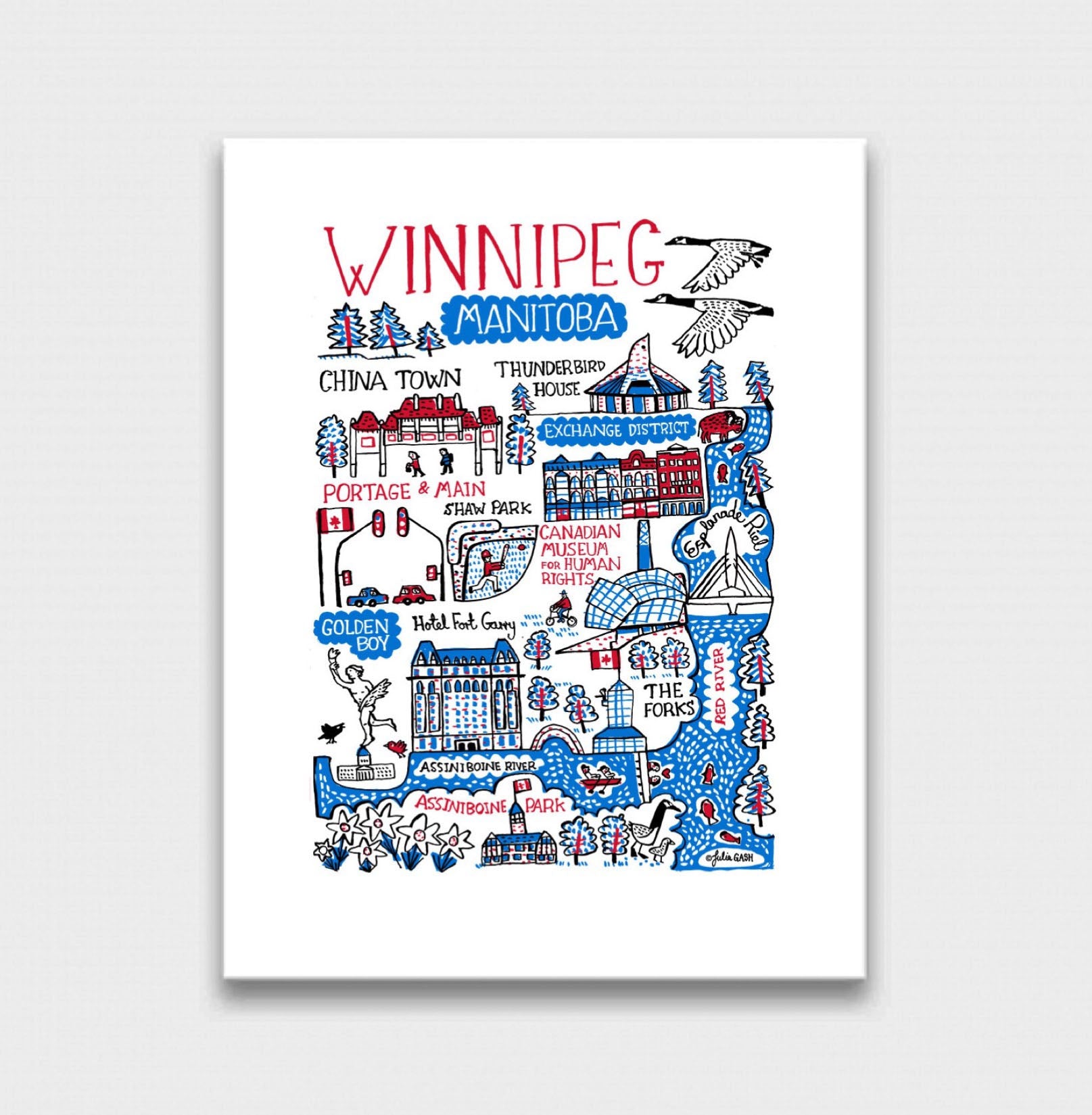 Winnipeg Art Print - Julia Gash