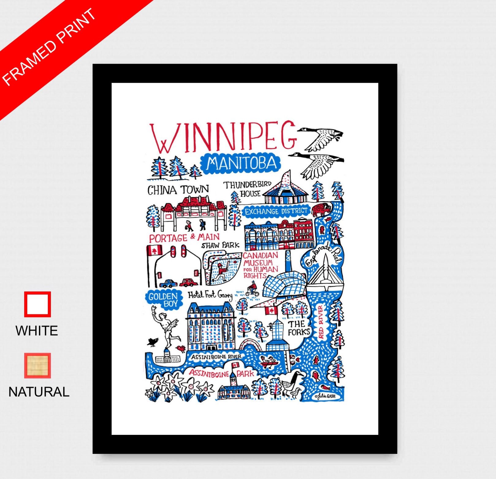 Winnipeg Art Print - Julia Gash
