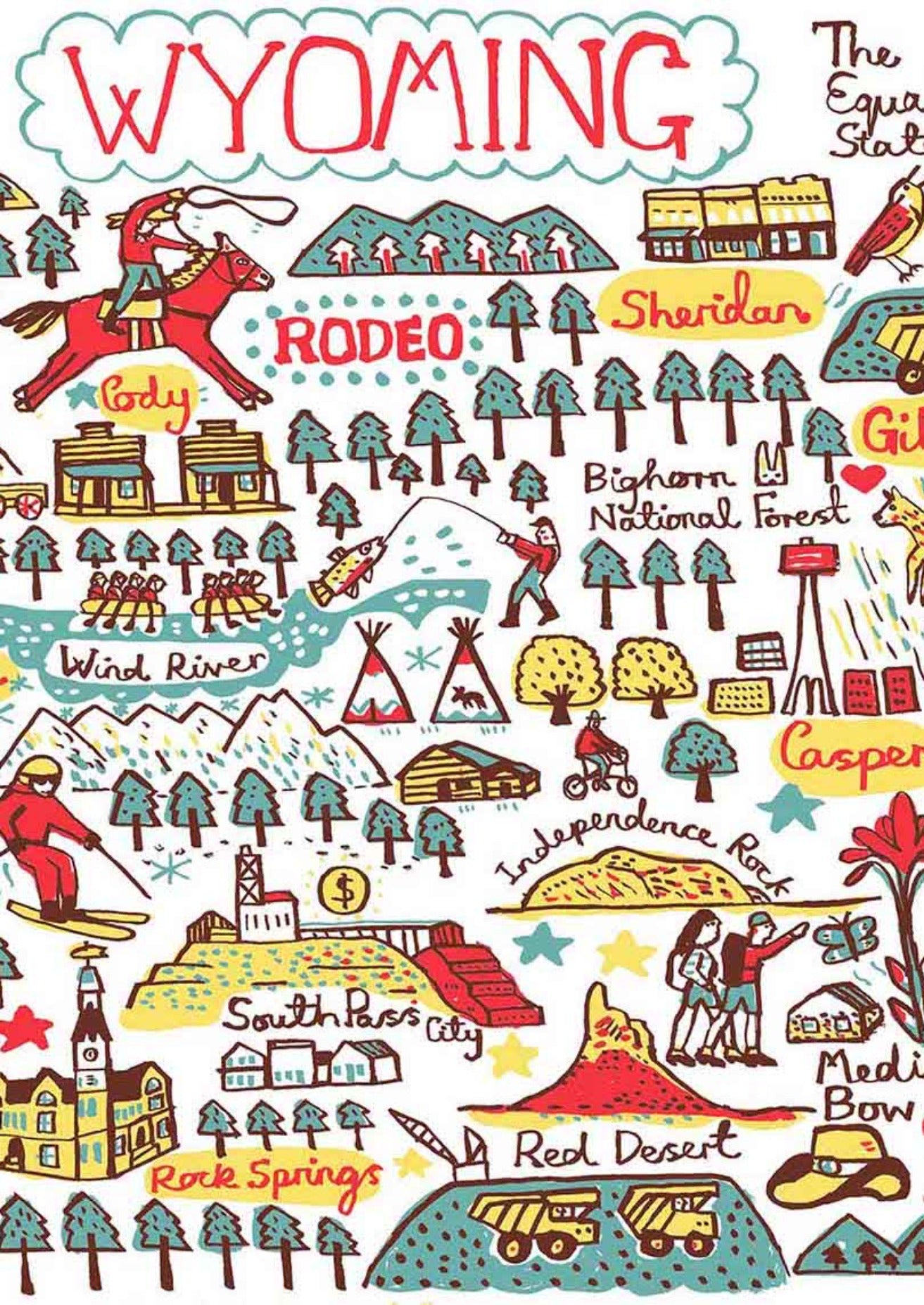 Wyoming Postcard - Julia Gash