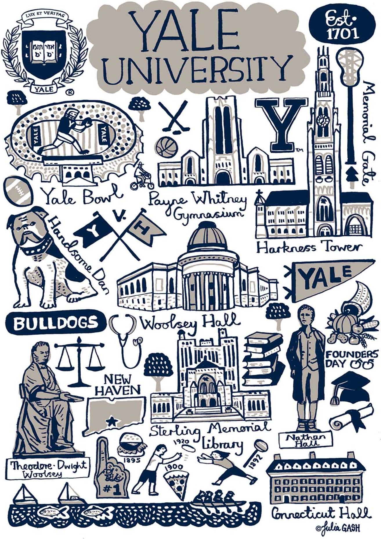 Yale University by Julia Gash