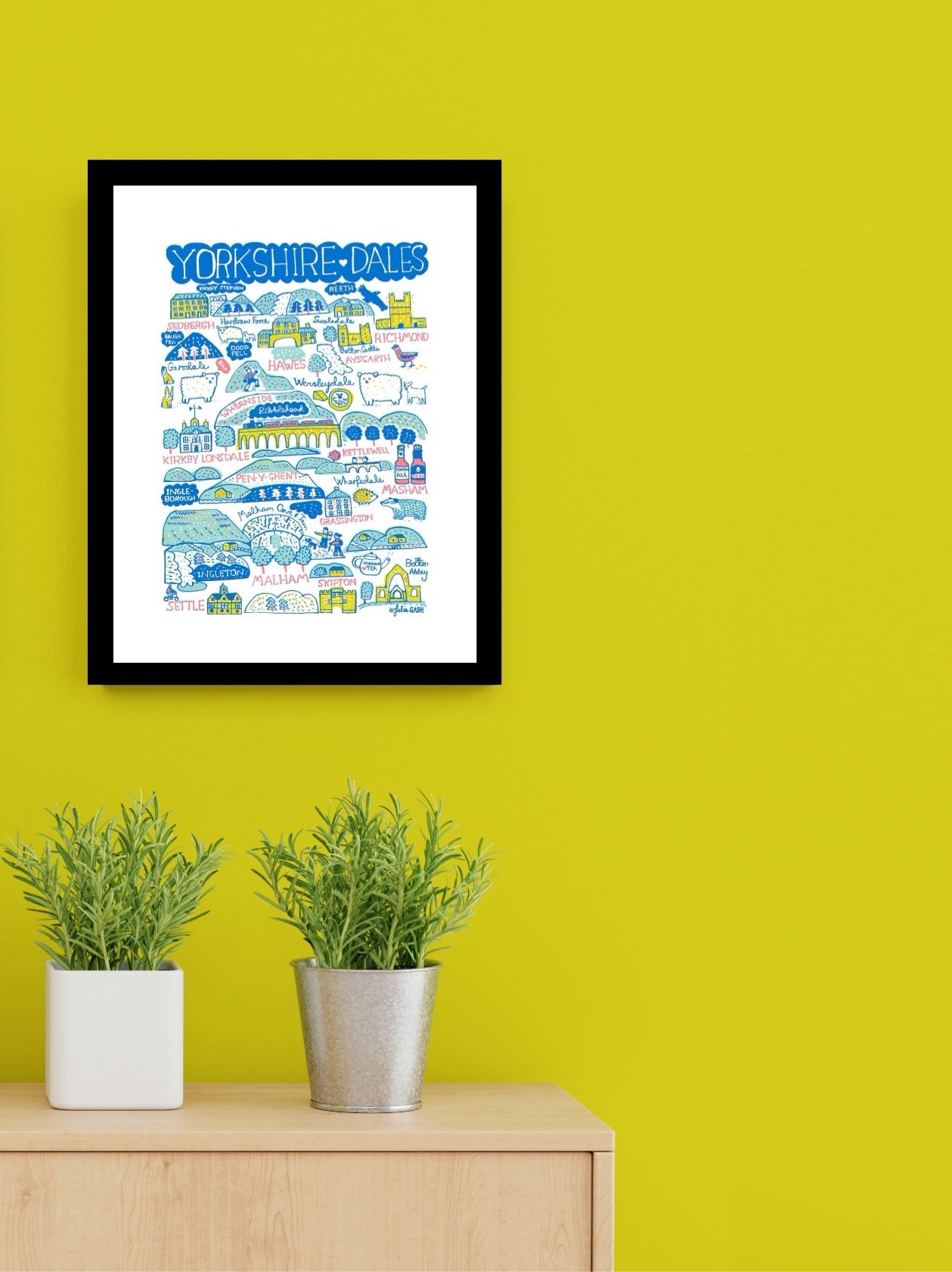 Yorkshire Dales Art Print - Julia Gash