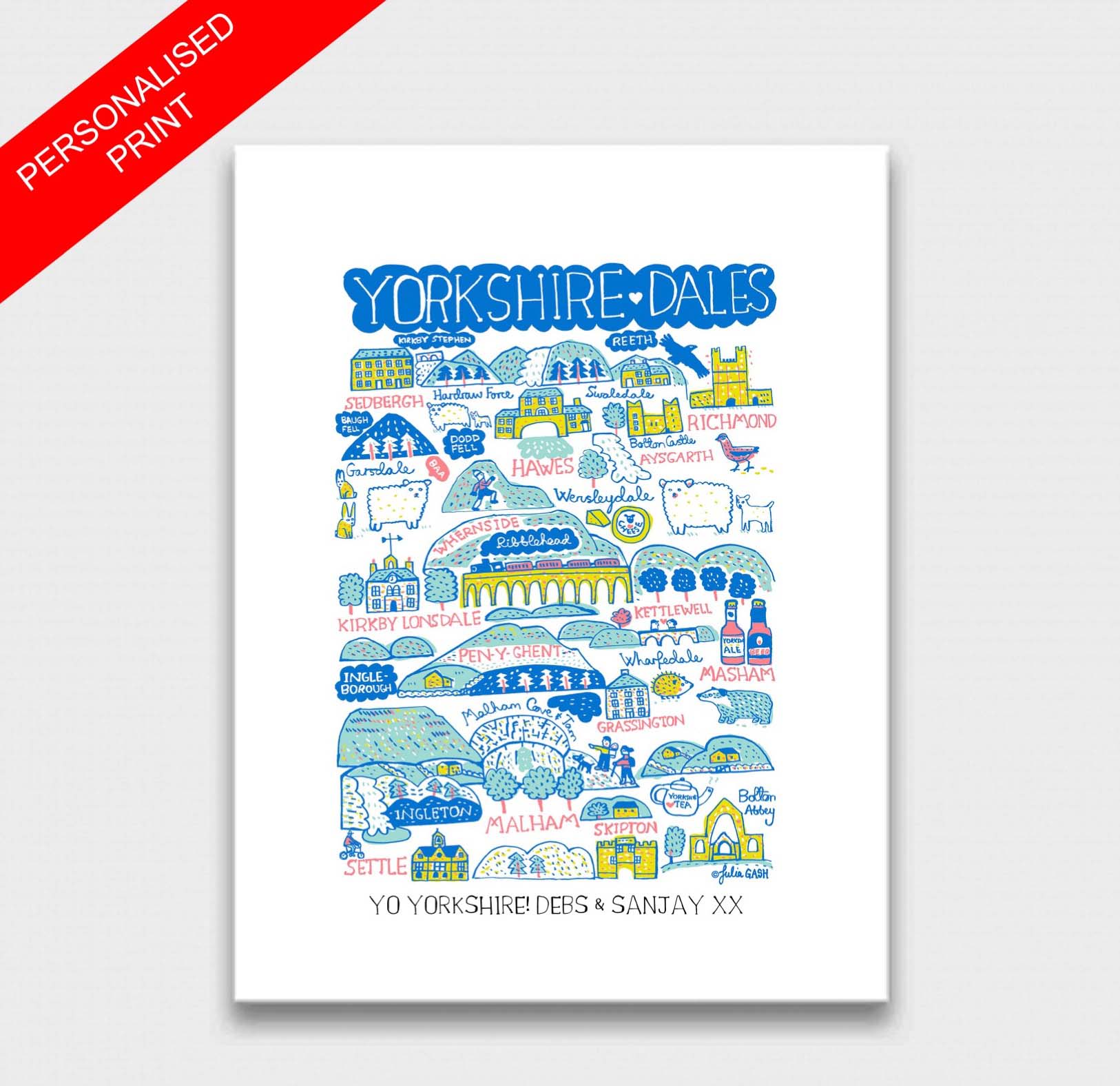 Yorkshire Dales Art Print - Julia Gash