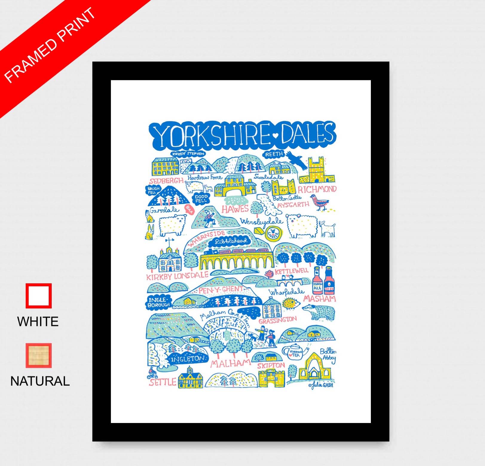 Yorkshire Dales Art Print - Julia Gash