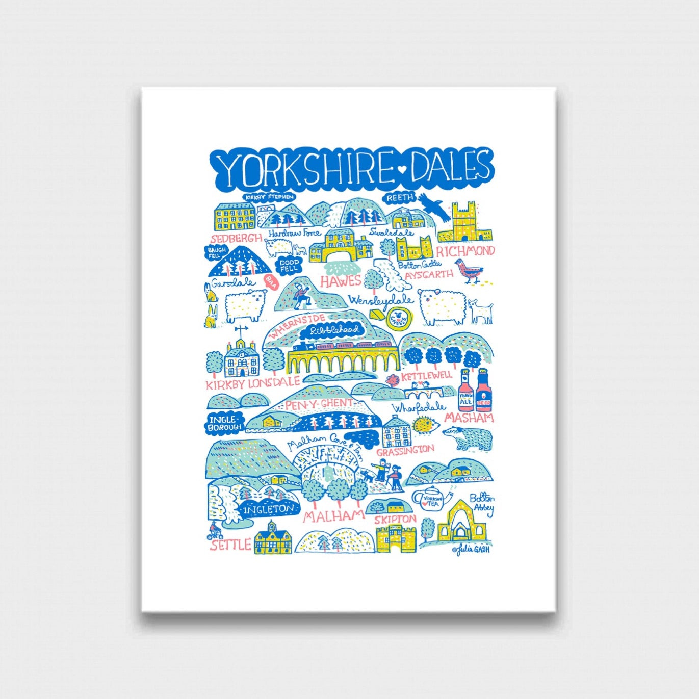 Yorkshire Dales Art Print - Julia Gash