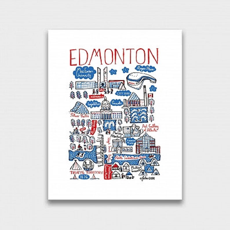 Edmonton Art Print - Julia Gash