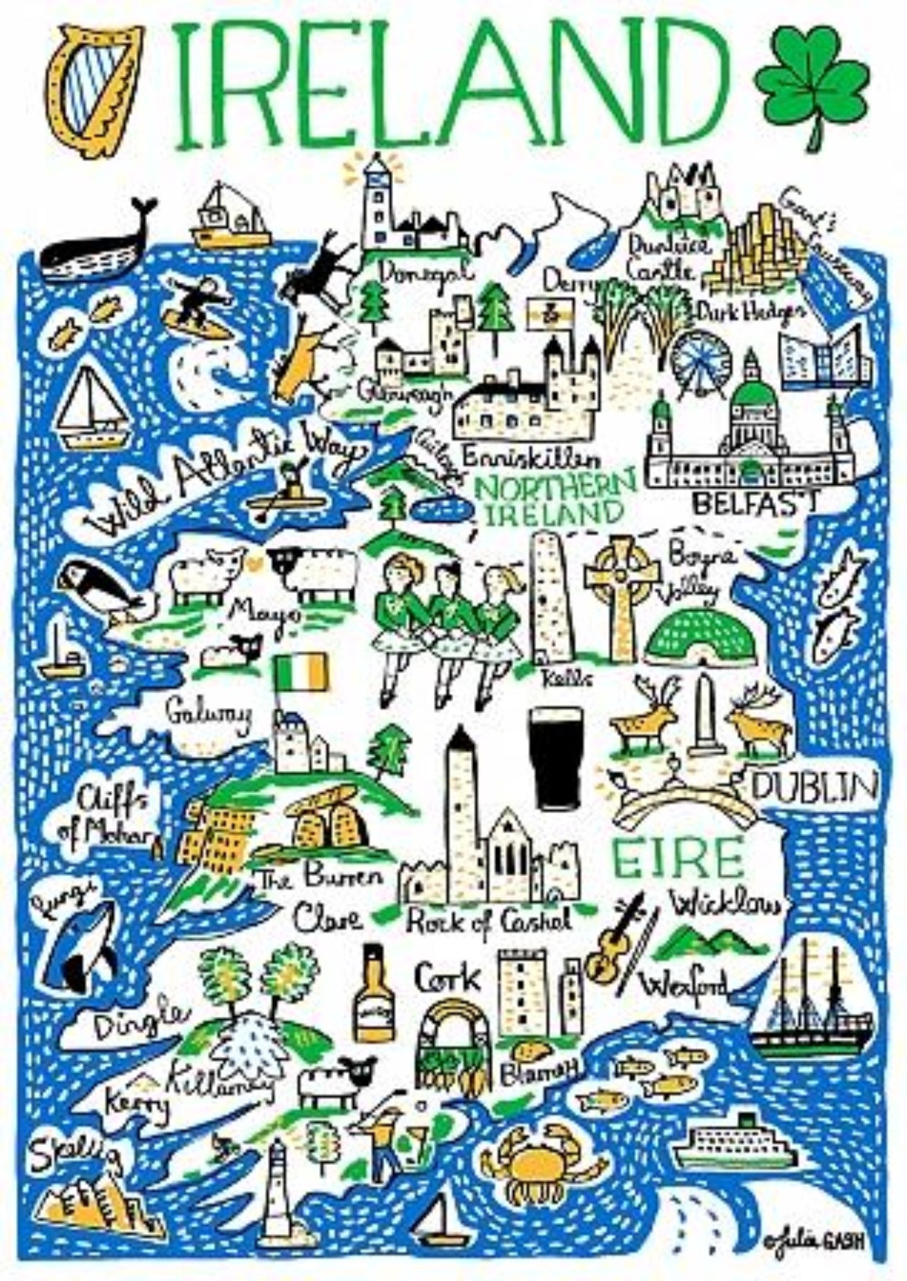 Ireland Postcard - Julia Gash
