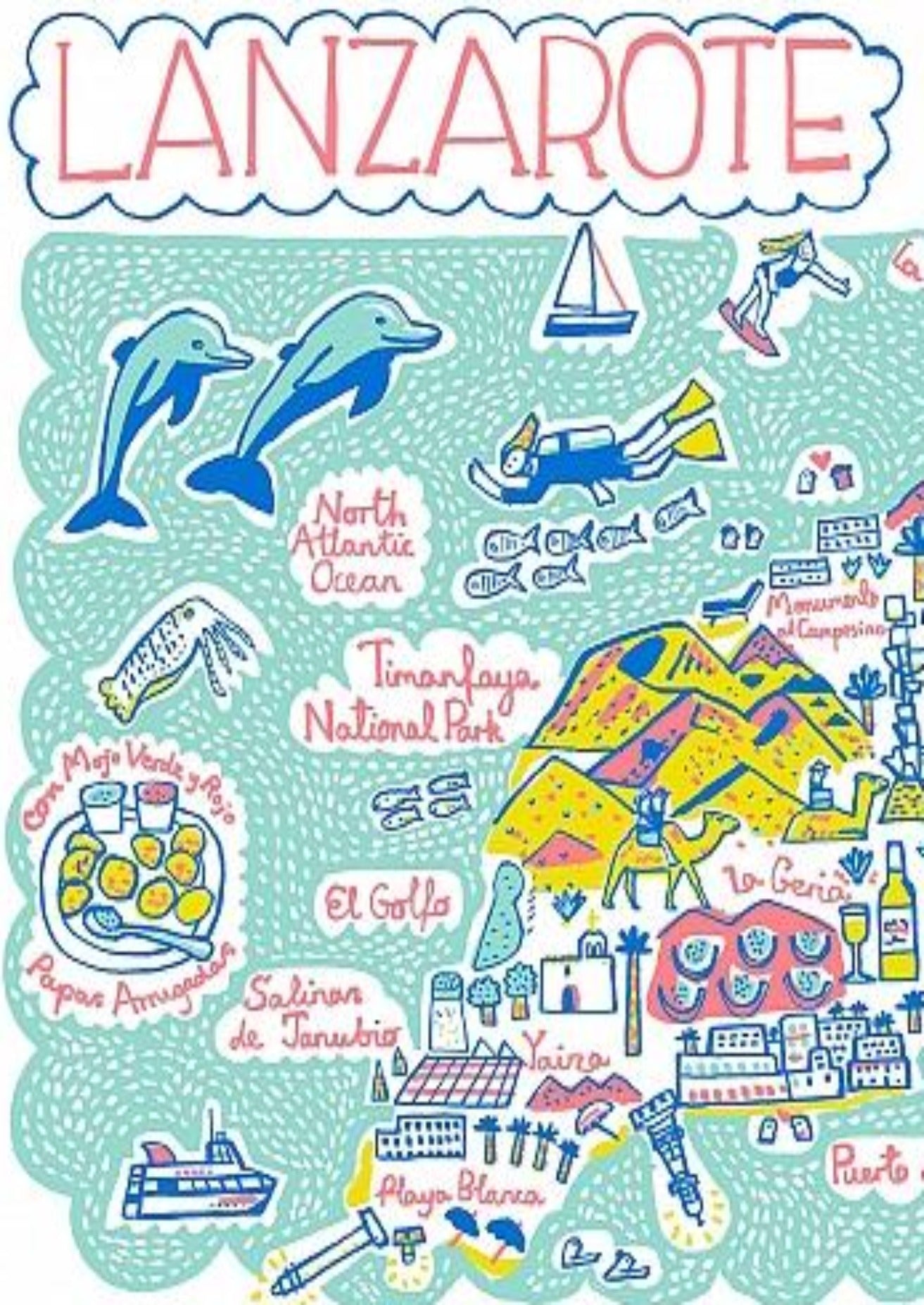 Lanzarote Art Print - Julia Gash