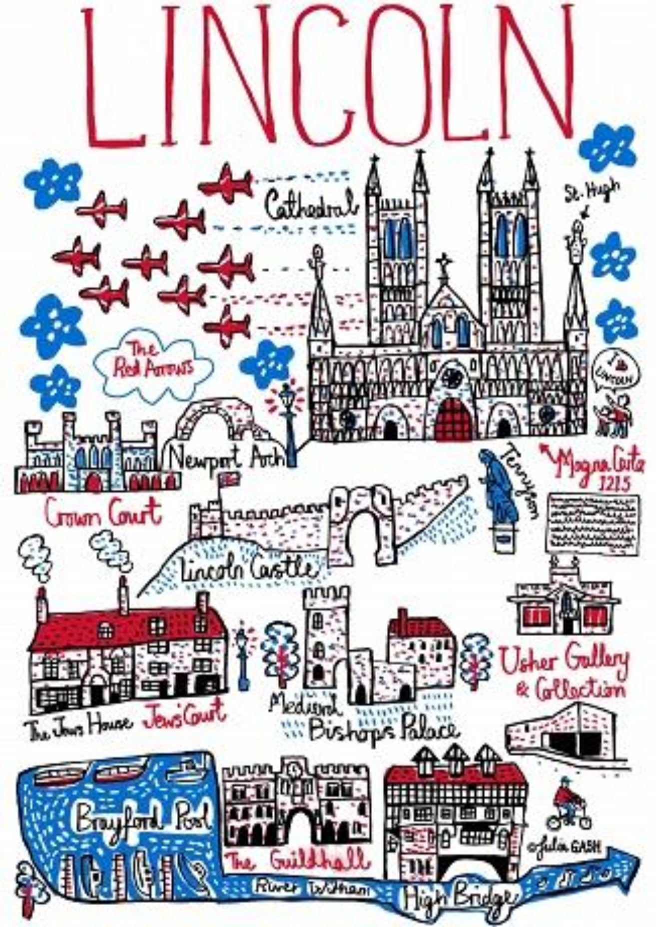 Lincoln Postcard - Julia Gash