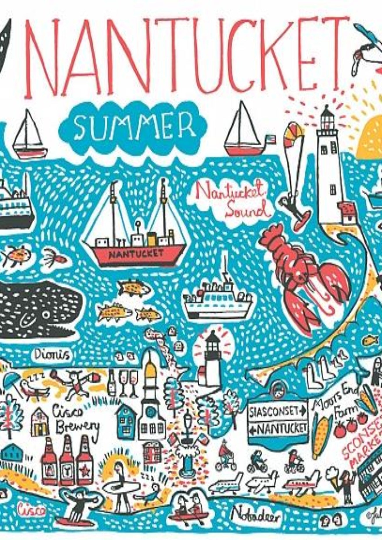Nantucket Art Print - Julia Gash